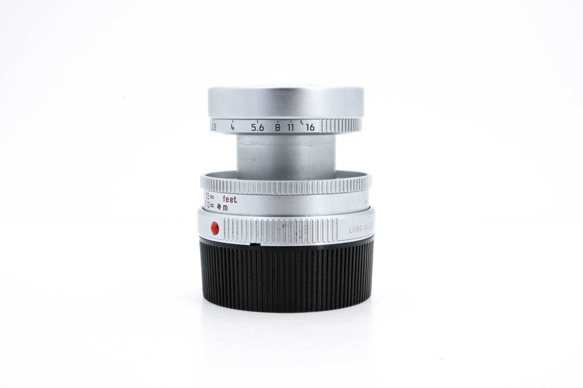 LEICA ELMAR-M 2.8/50 mm, silver, retractable
