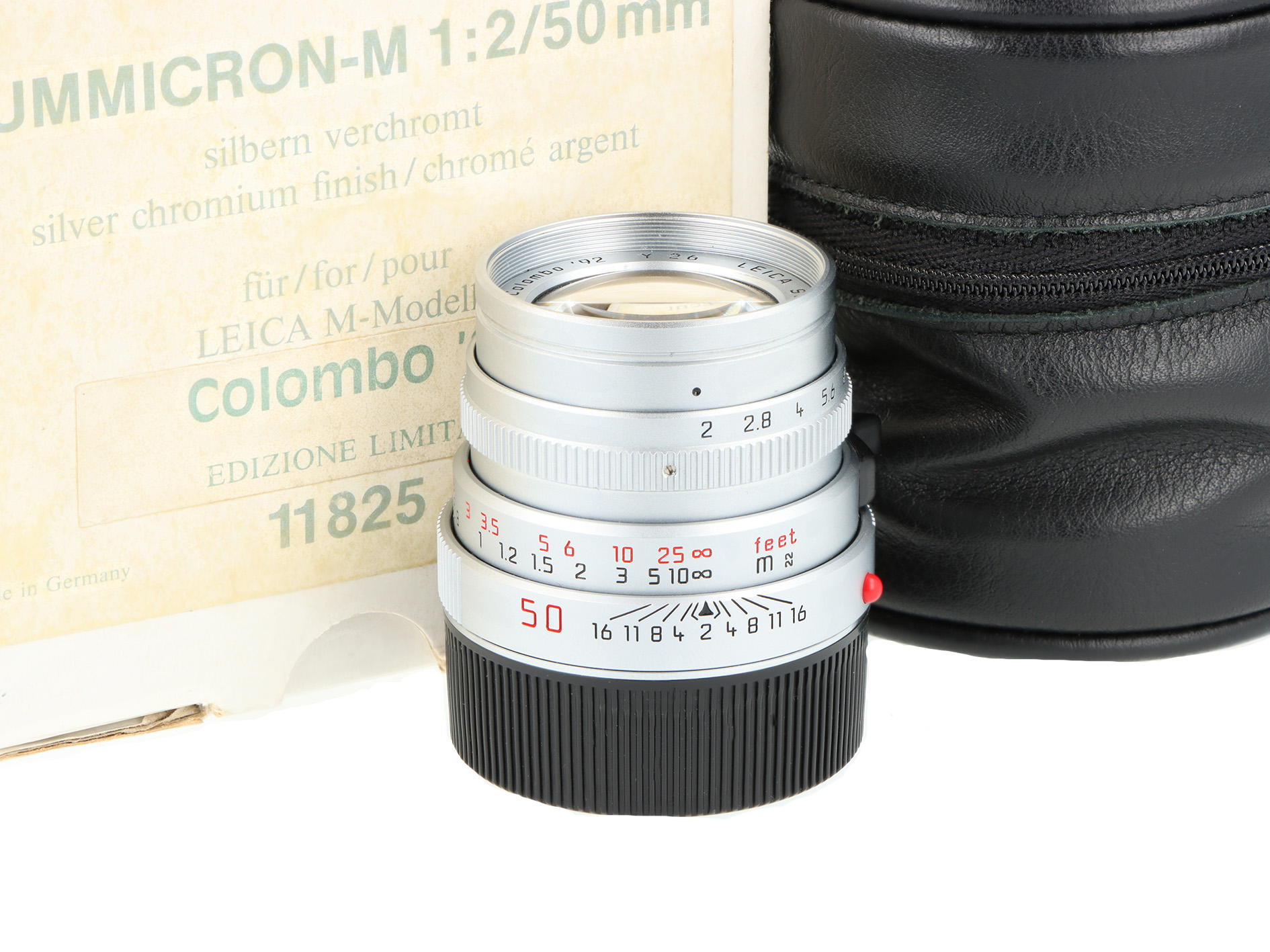 SUMMICRON-M 2/50 MM Argento (ED. COLOMBO) (11825) SUMMICRON-M 2/50 MM Argento (ED. COLOMBO) (11825)