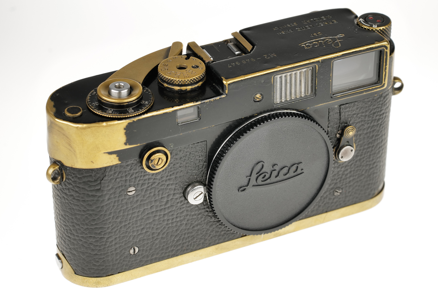 Leica M2 black paint Button Rewind