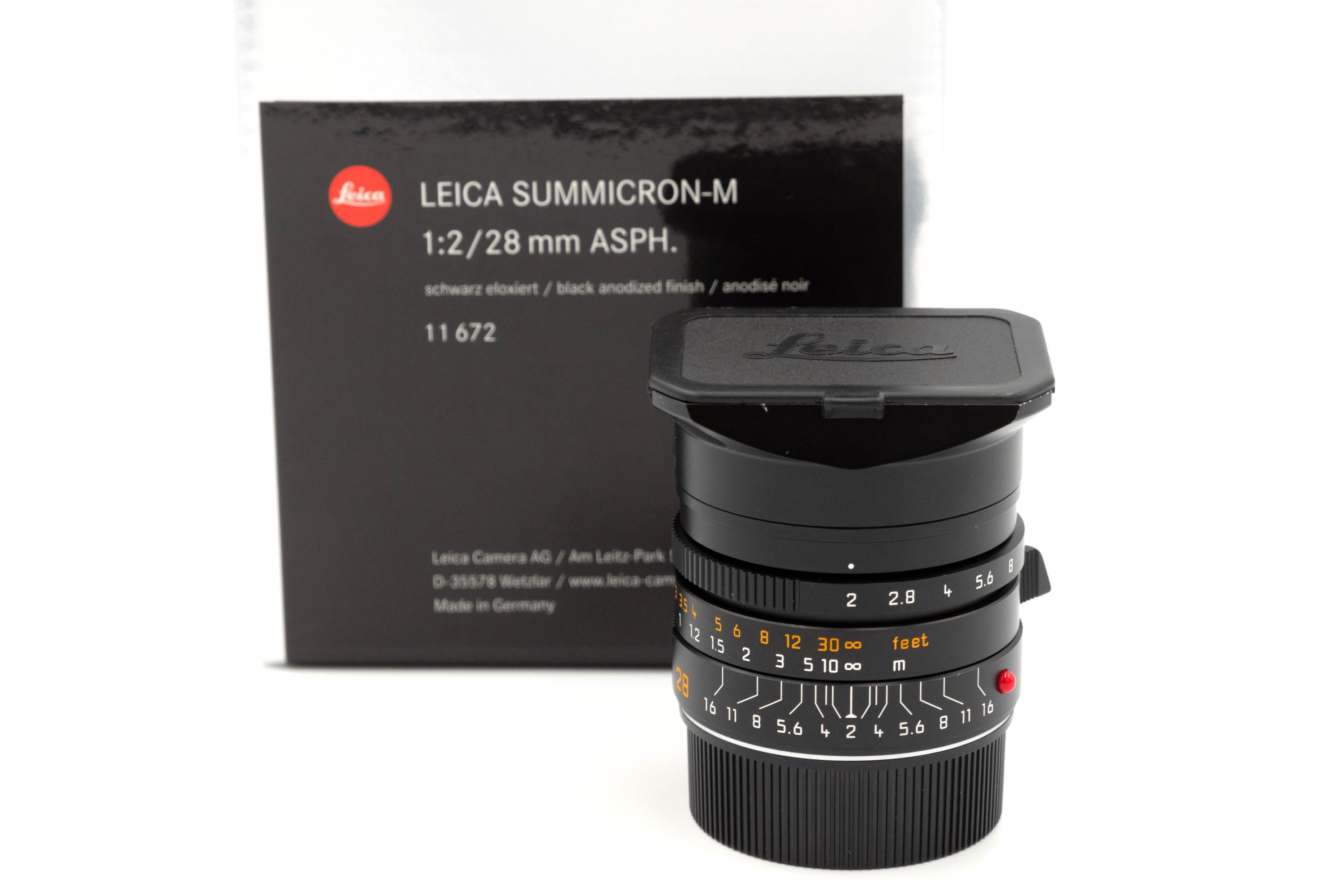 Leica 28mm Summicron-M f2 ASPH. Black
