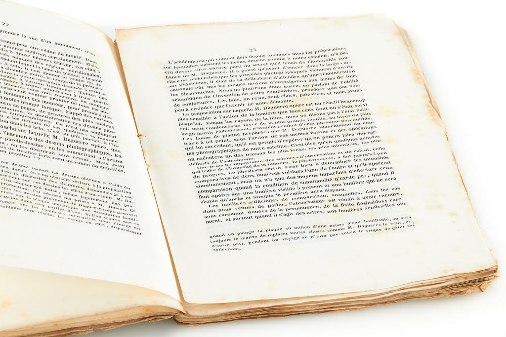 Daguerreotype first version booklet Daguerreotype first version booklet