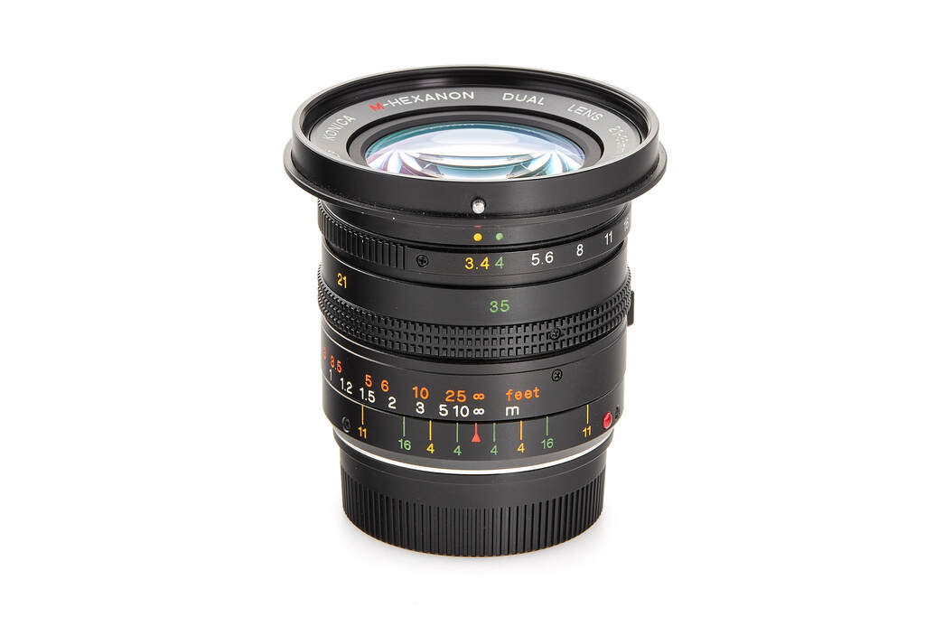 Konica M-Hexanon Dual Lens 3.4-4/21-35mm