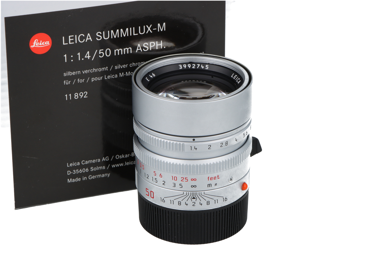 Summilux 50mm 1.4 ASPH Silver (11892)