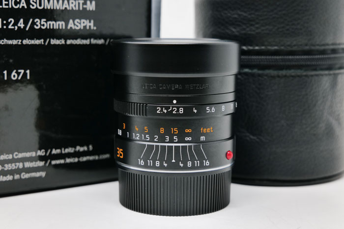 Leica SUMMARIT-M 1:2.4/35mm ASPH., schwarz