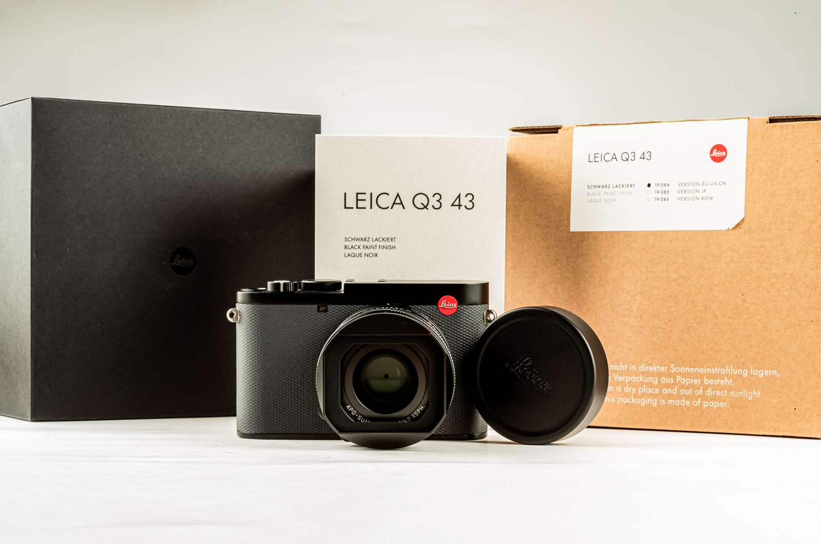 Leica Q3 43, schwarz lack.(Version EU/US/CN)