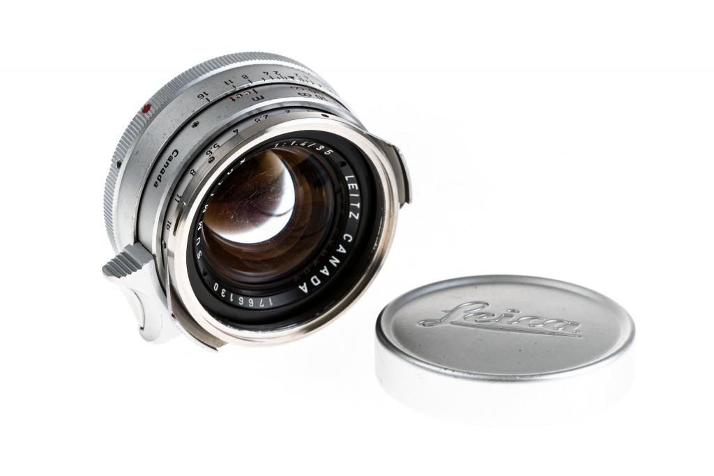 Leica Summilux 1,4/35mm chrome 'steel rim' Leica Summilux 1,4/35mm chrome 'steel rim'