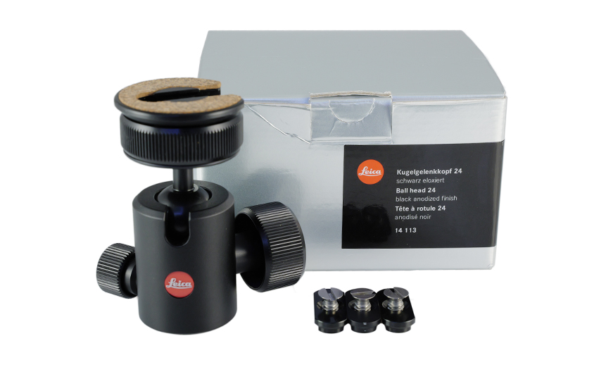 Leica Ball head 24, black anodized 14113