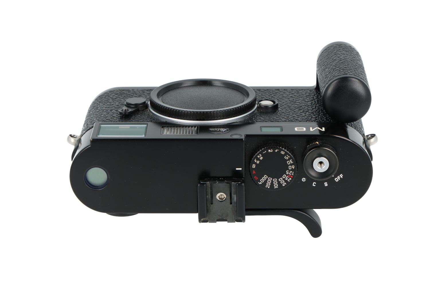 Kit Leica M8.2 Schwarz Lack + Griff + Daumenauflage (10711)