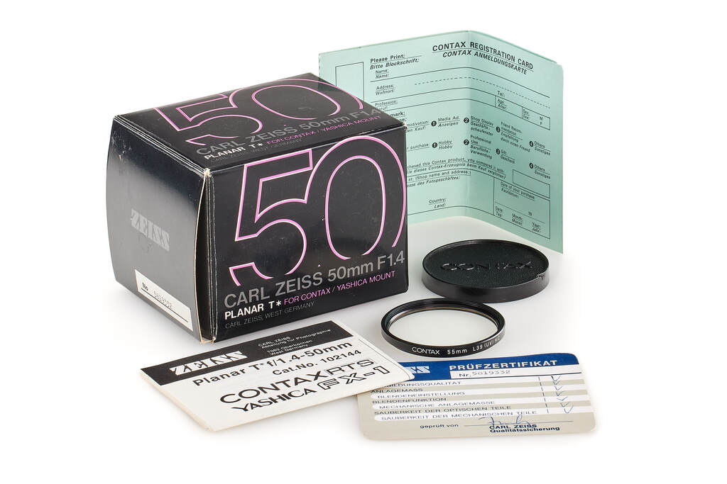 Carl Zeiss f. Contax RTS 50/1,4 T* Planar