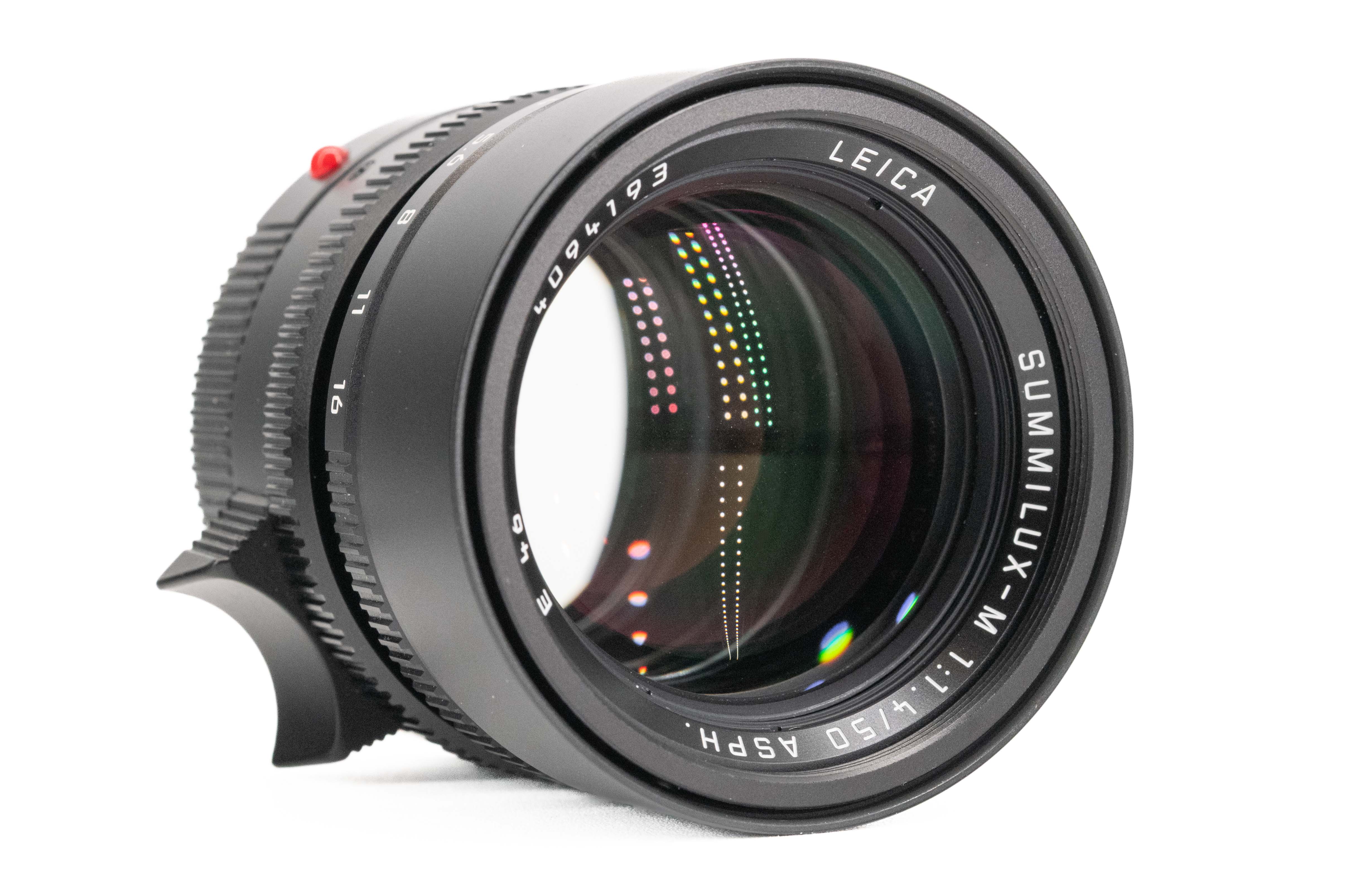 Leica Summilux-M 50mm f/1.4 ASPH Black Anodised 11891