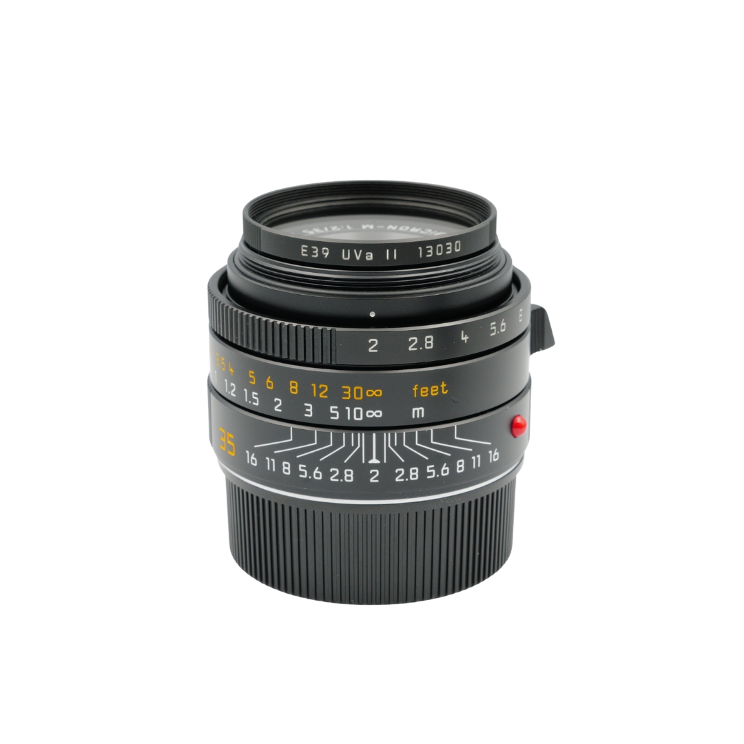LEICA SUMMICRON-M 35mm f/2 ASPH.,black anodized finish