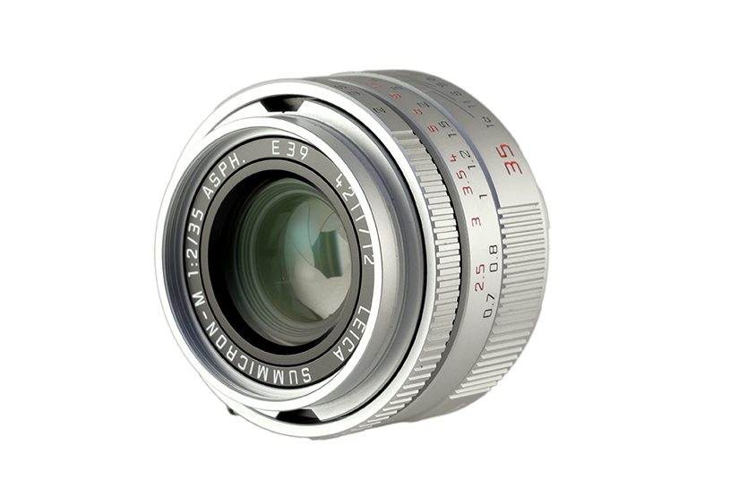 LEICA SUMMICRON-M 1:2/35 ASPH., silver chrome finish 11882