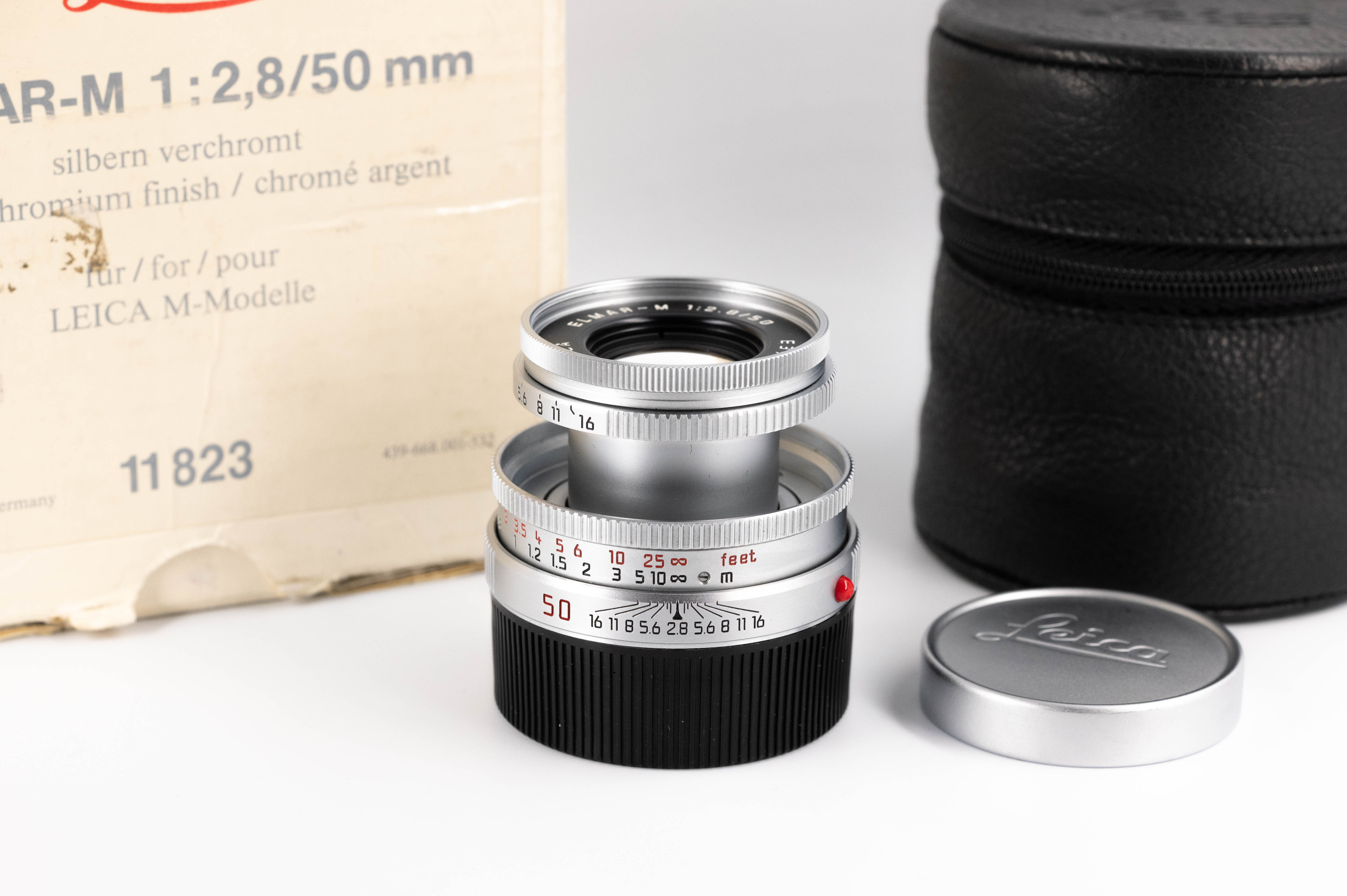 Leica Elmar-M 50mm f/2.8 Silver Chrome 11823