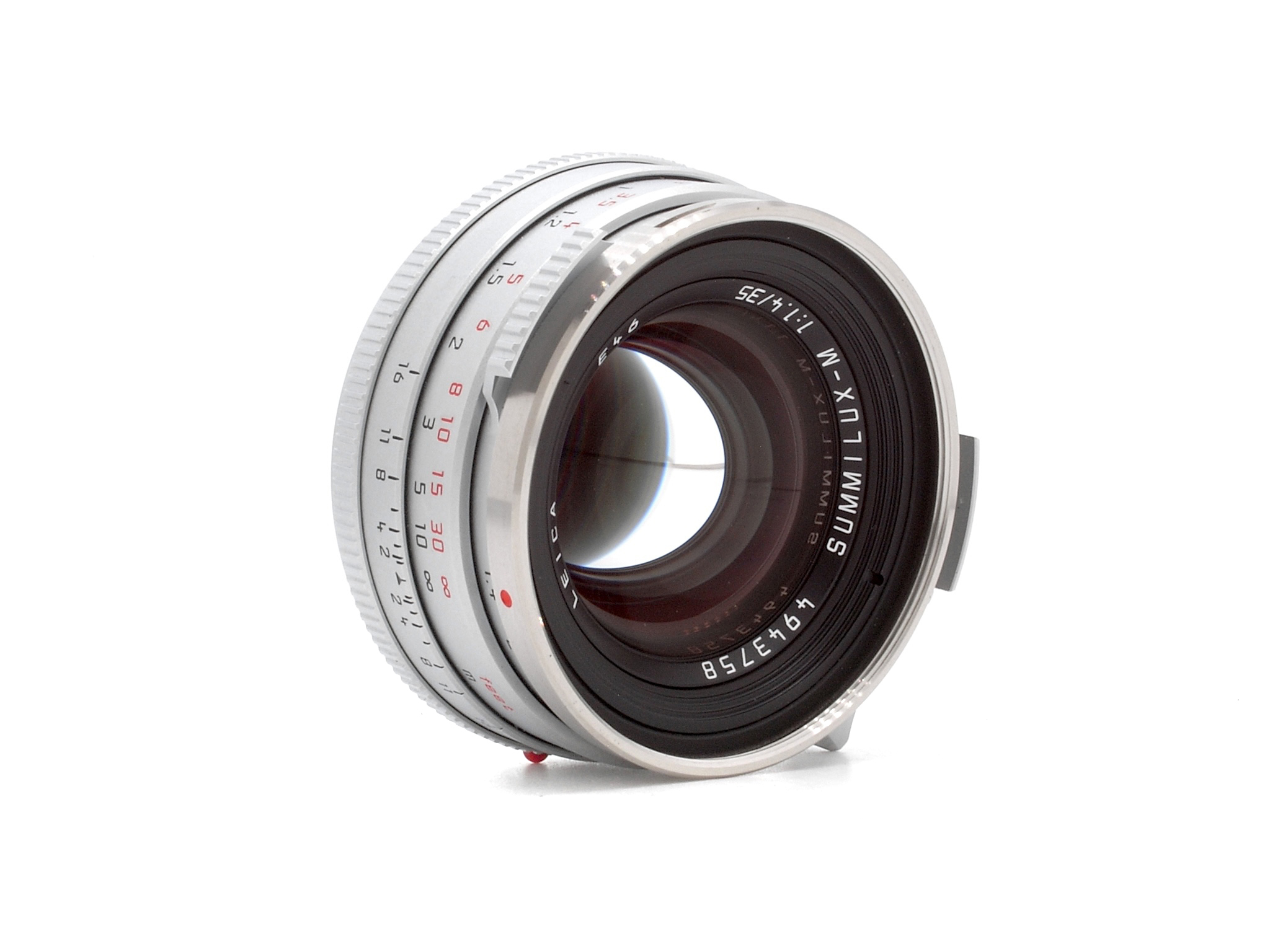 Leica Summilux-M 1.4/35mm silver chrome steel rim classic