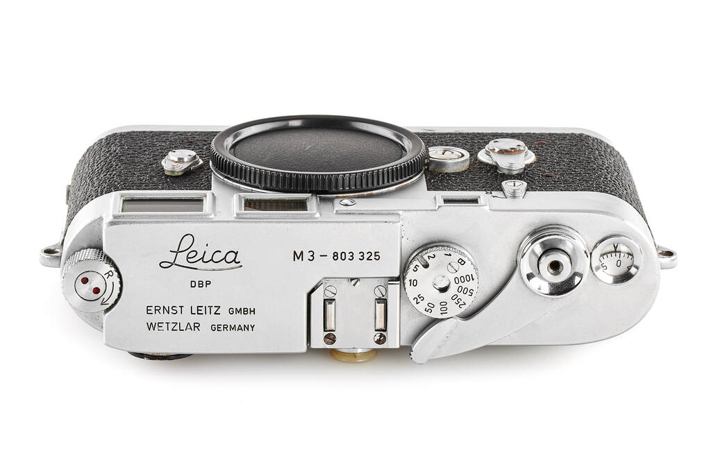Genuine Leather Replacement Cover For Leica M3 'Buddha Ears' Double Stroke Camera