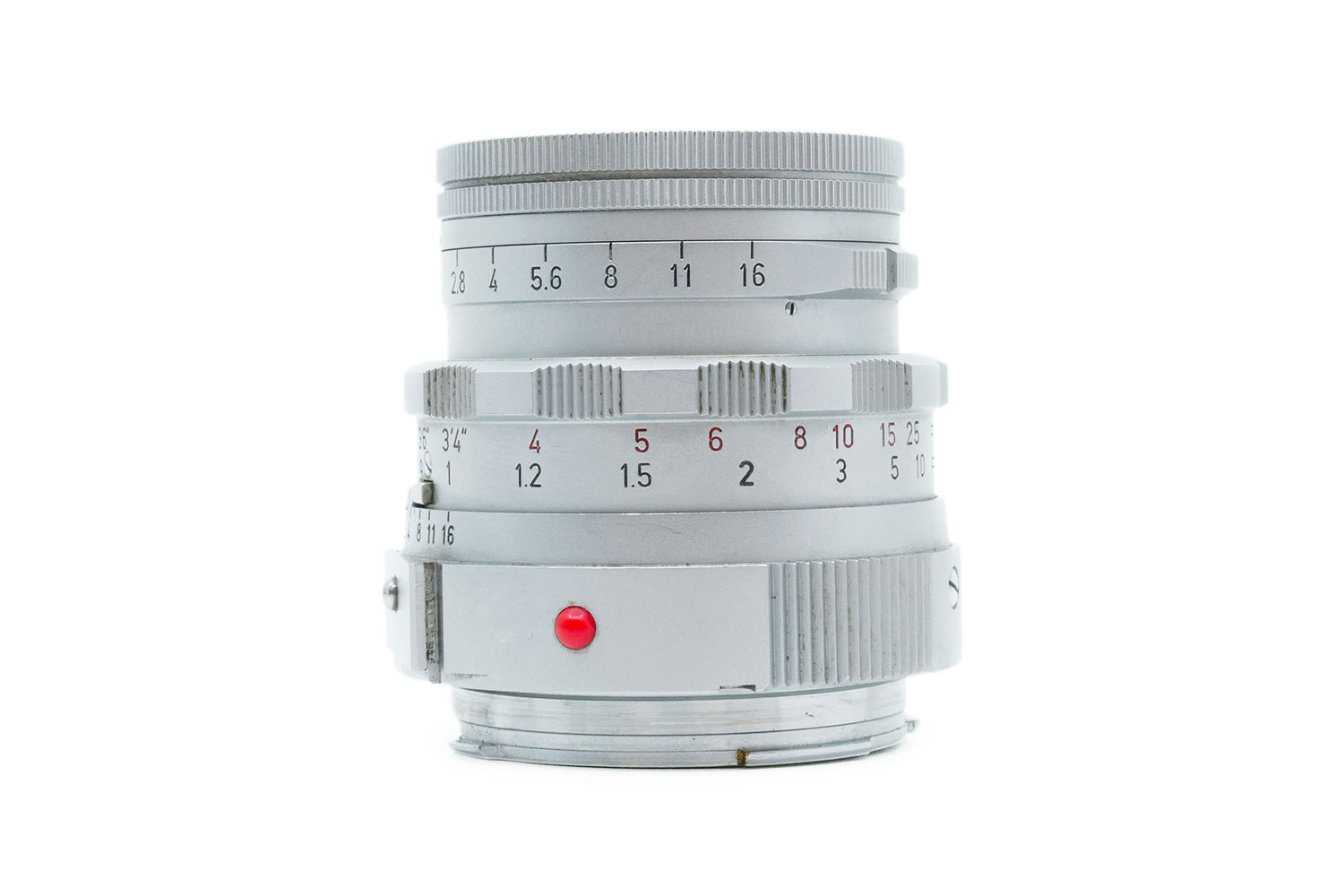 Leica SUMMICRON-M 2/50mm Chrome Rigid Dual Range + and googles