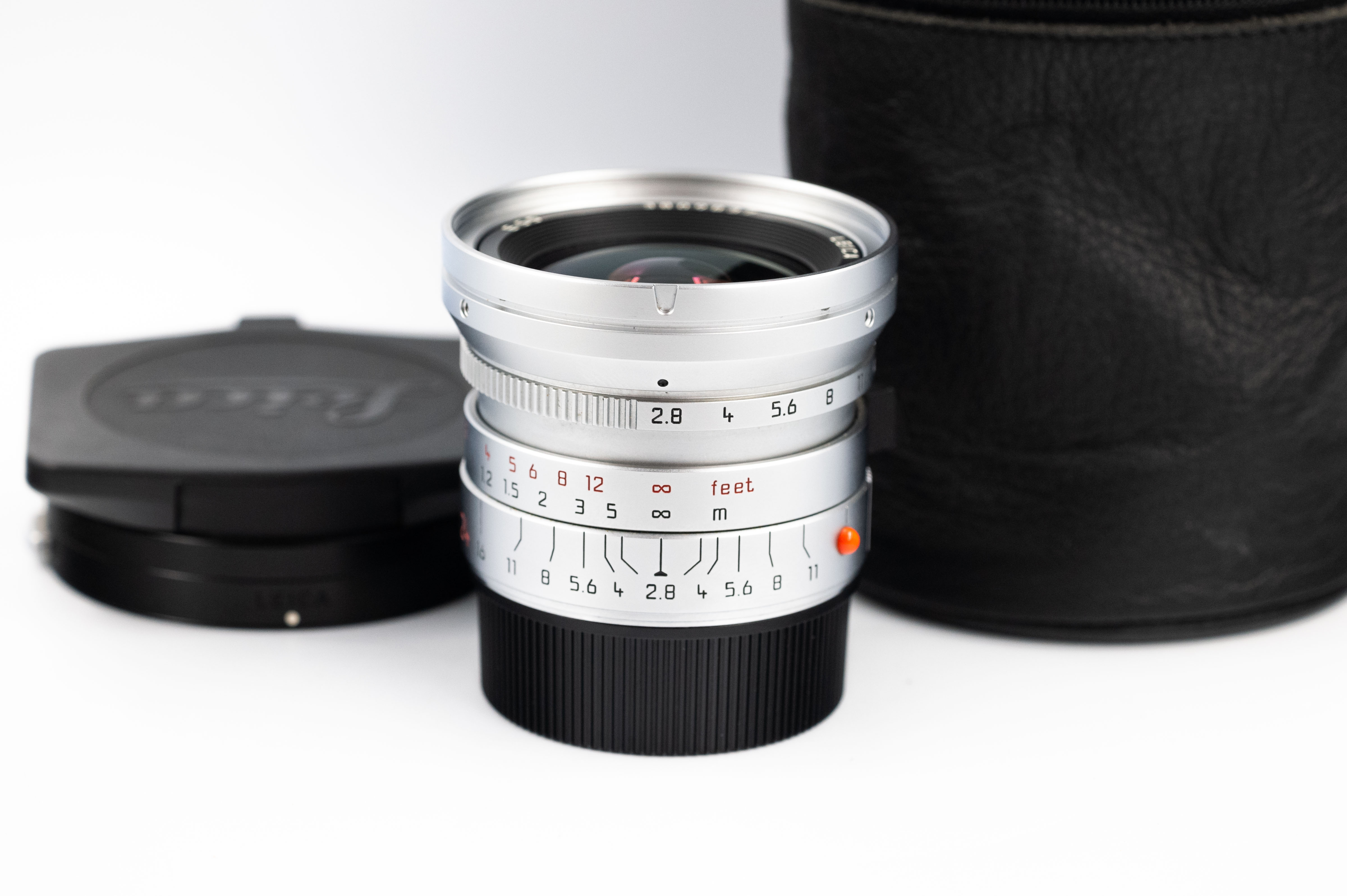 Leica Elmarit-M 24mm f/2.8 ASPH Silver Chrome 11898