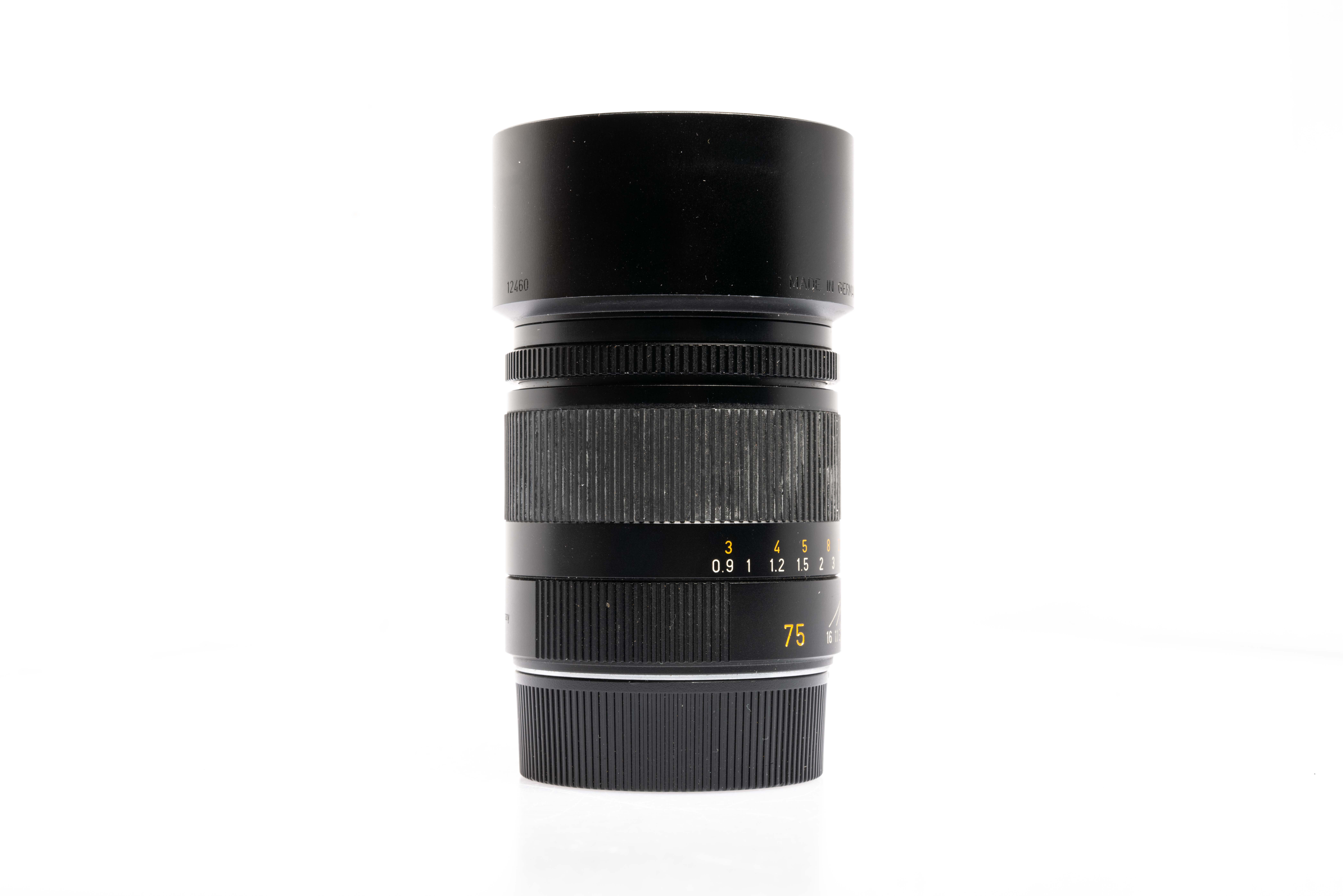 LEICA SUMMARIT-M 2.5/75 mm, schwarz elox.