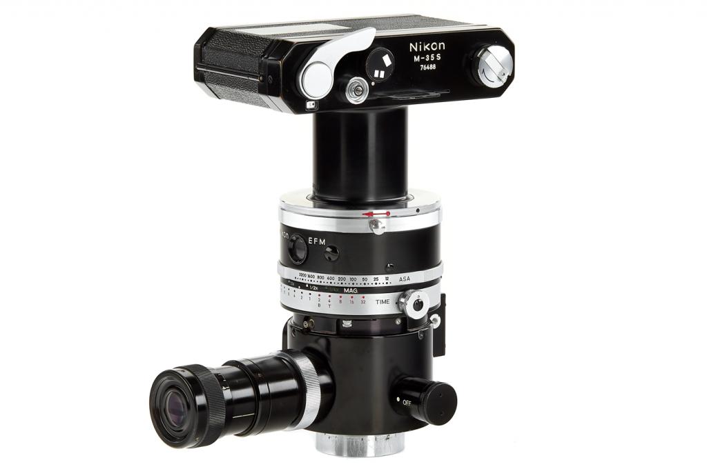 Nikon Microflex Adapter EFM with M-35S camera Nikon Microflex Adapter EFM with M-35S camera