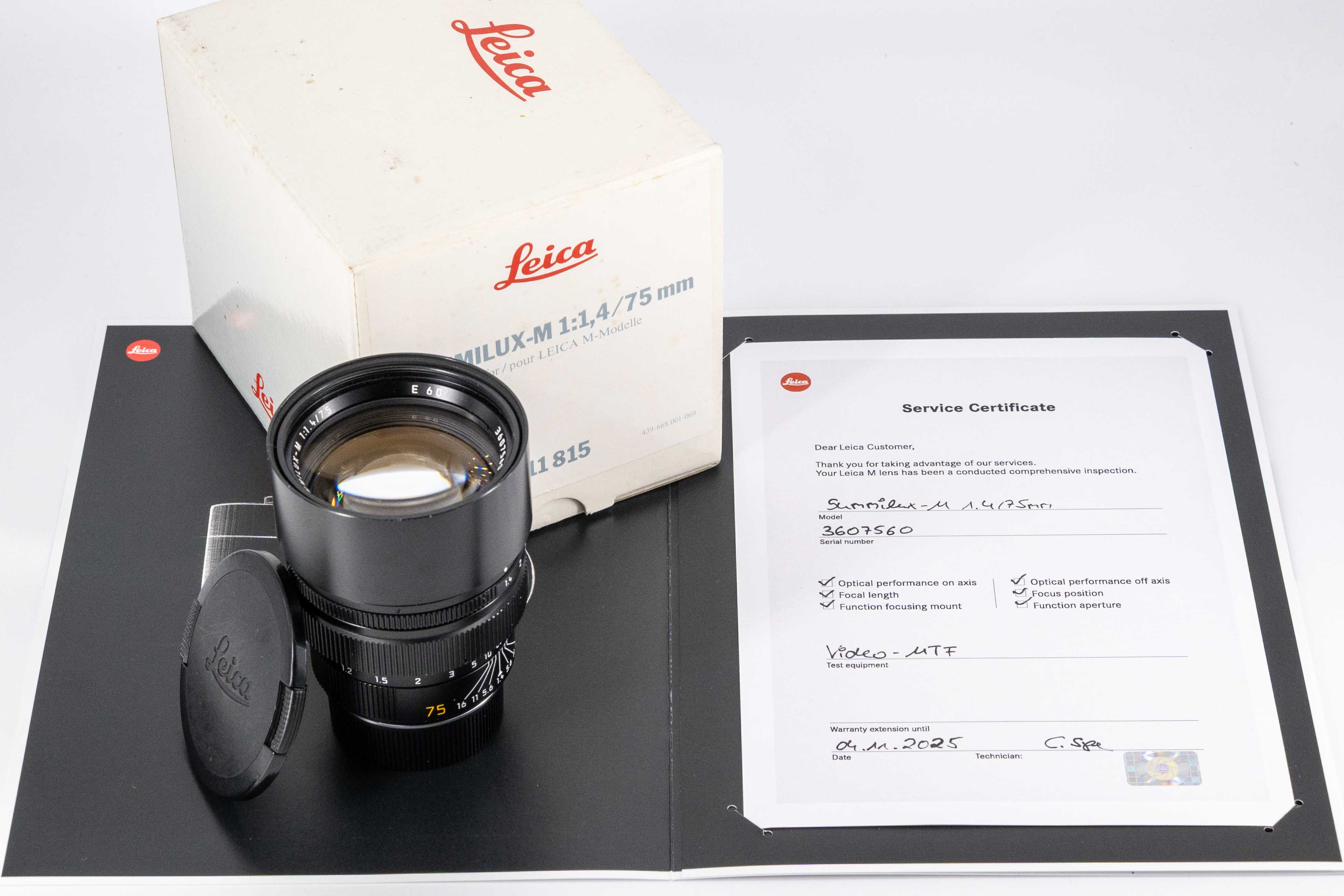 SUMMILUX-M 1,4/75 MM