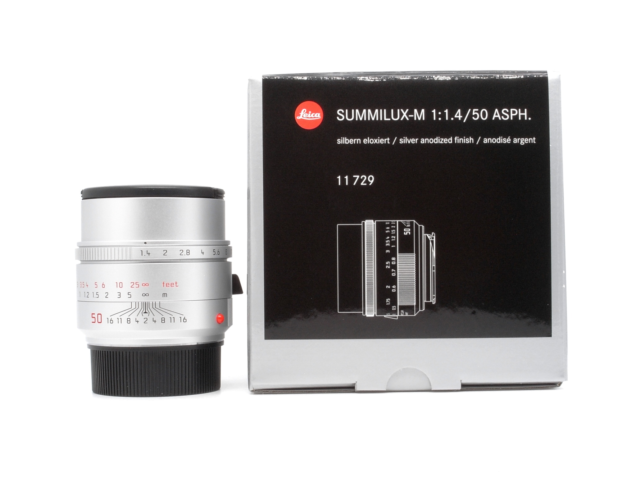Leica Summilux-M 1.4/50mm ASPH. 6Bit silver