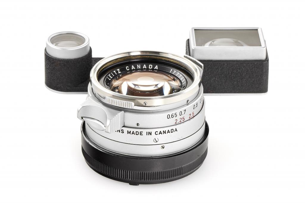 Leica Summilux 1.4/35mm Steel Rim chrome M3