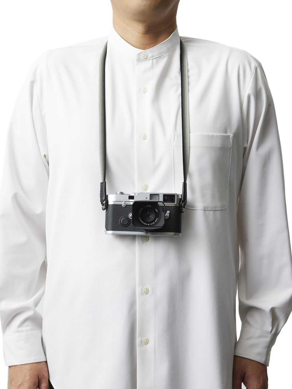 Artisan&Artist Ayatake Gradation Silk Cord Strap ACAM 312A BKSV Black/Silver Artisan&Artist Ayatake Gradation Silk Cord Strap ACAM 312A BKSV Black/Silver