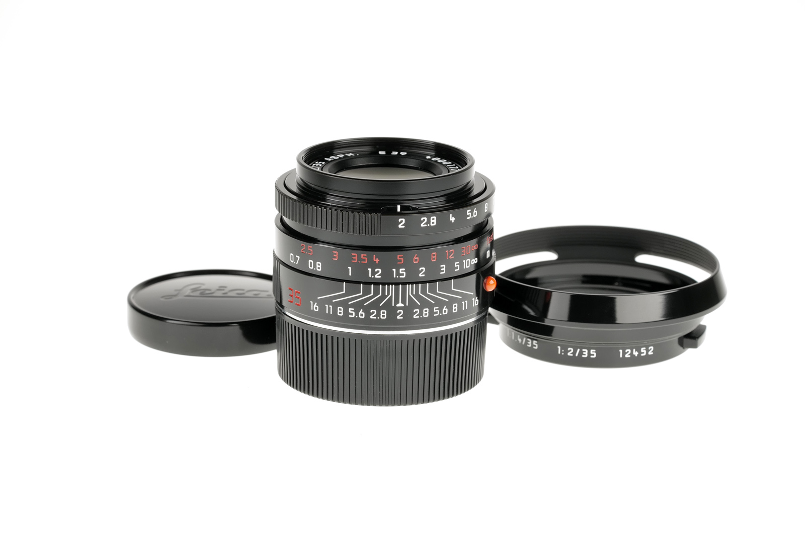 Leica Summicron-M 1:2/35mm ASPH., black paint Millennium 11611