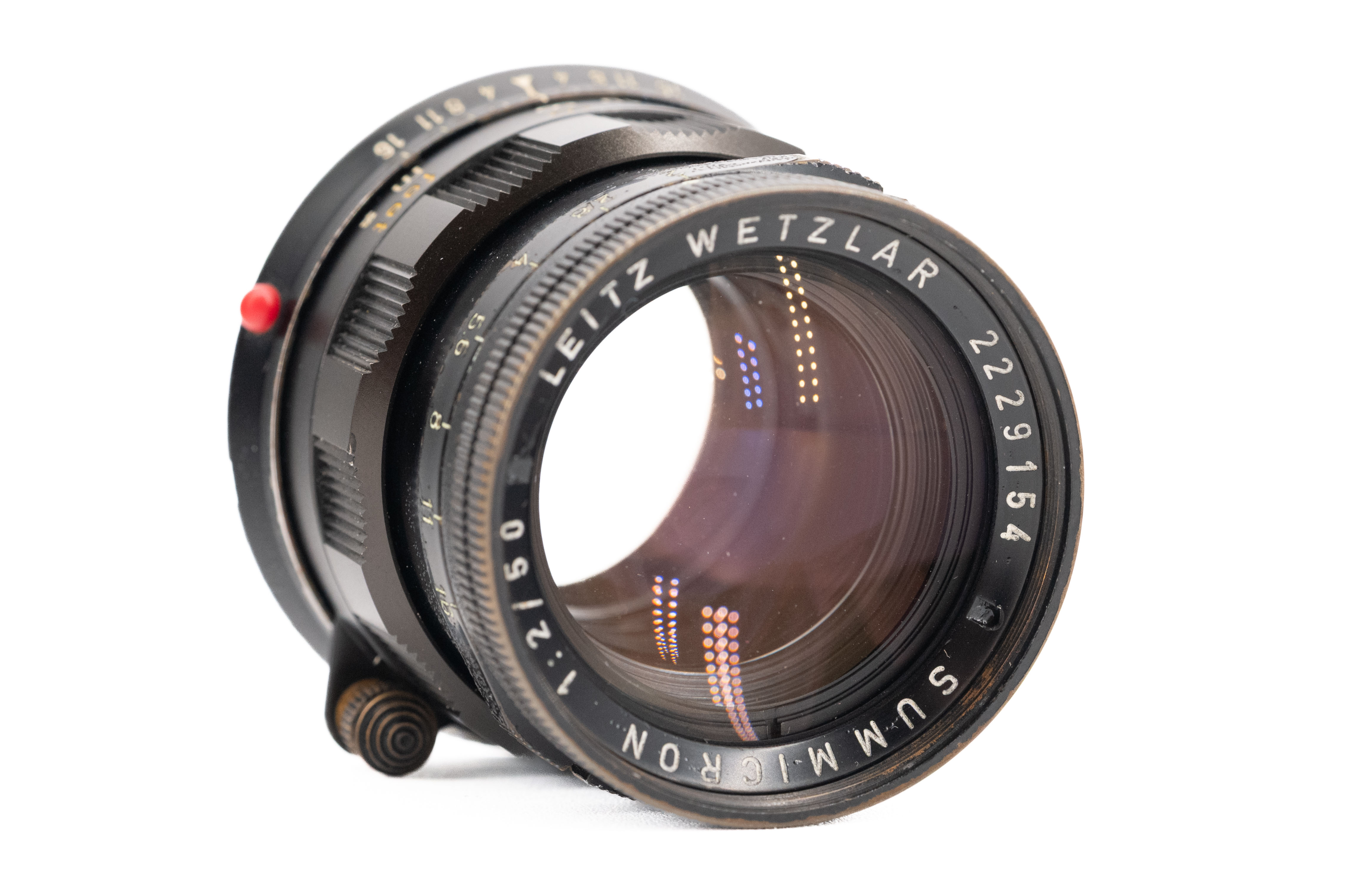 Leica Summicron-M 50mm f/2 Rigid Black Paint