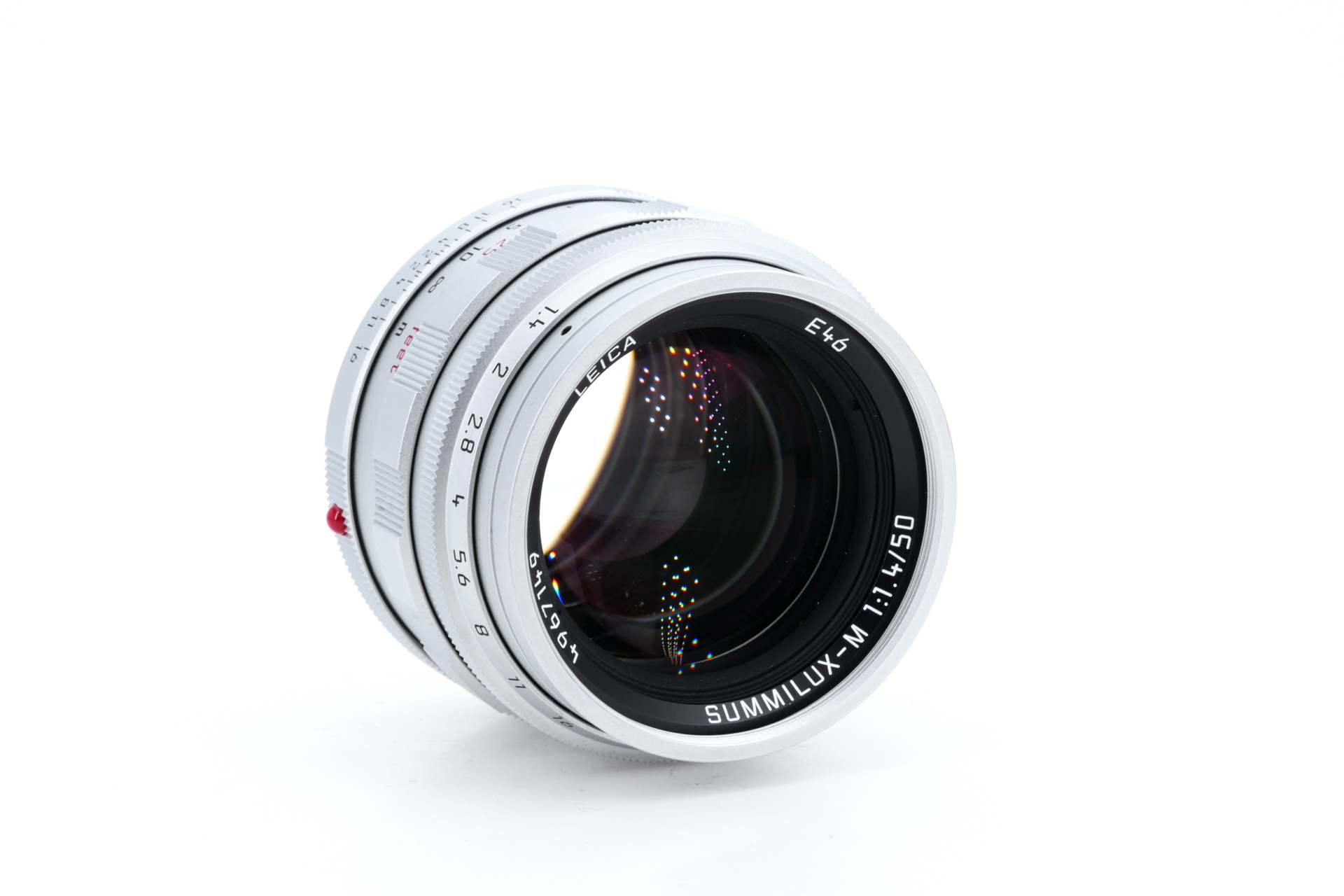 LEICA Summilux-M 1.4/50mm silver chrome-plated