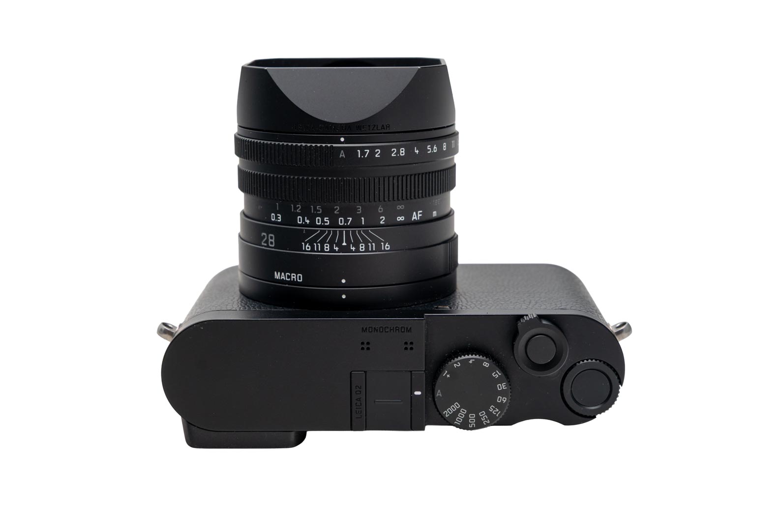 Leica Q2 Monochrom, black, Vers. EU/US/JP - 19055