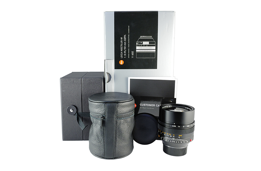 LEICA NOCTILUX-M 1:0.95/50mm ASPH., black anodized