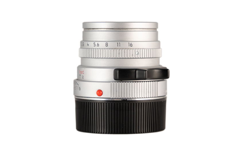 LEICA SUMMICRON-M 2/50 silver chrome finish (IV) DUAL RANGE 11825