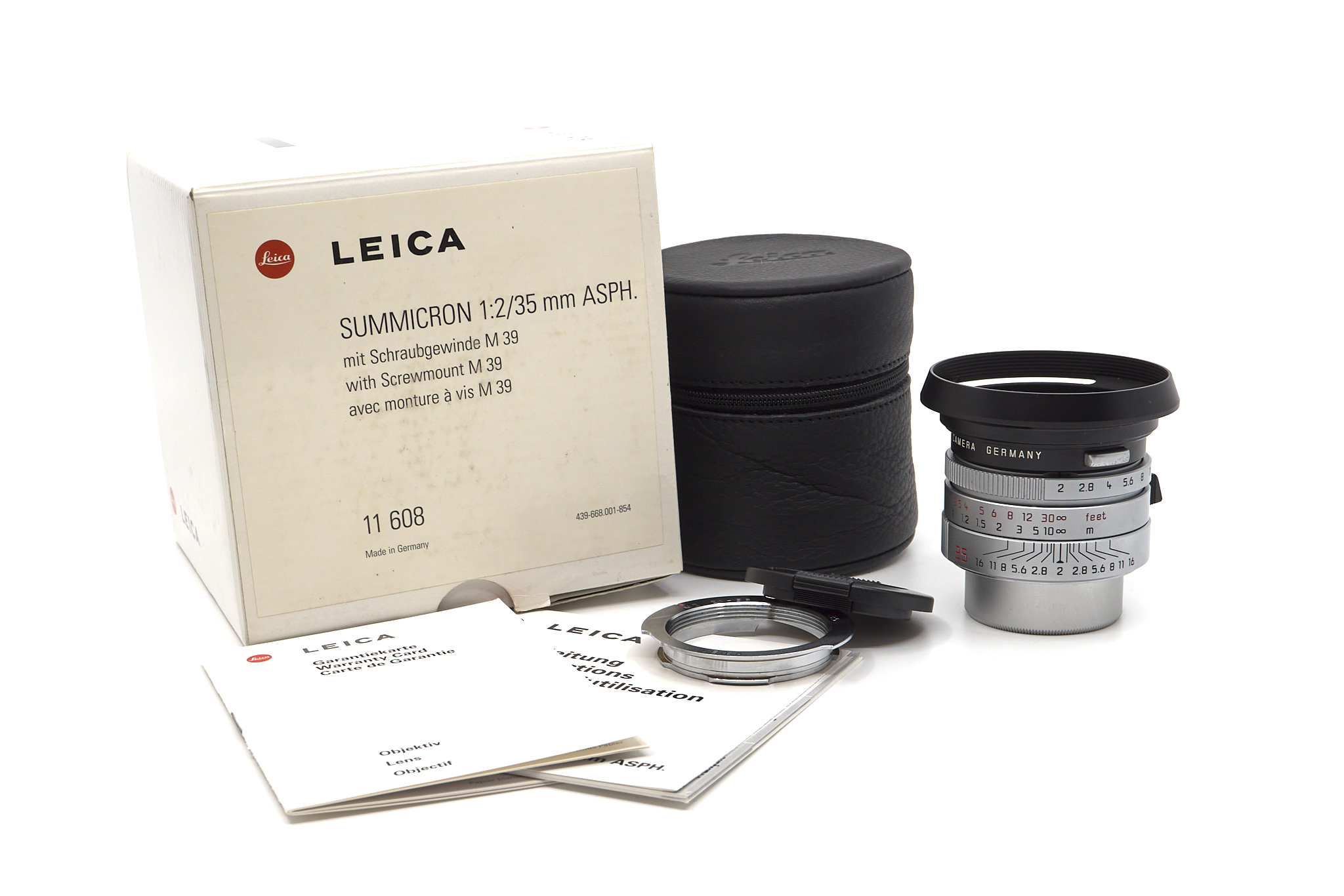 Leica SUMMICRON-M39 2/35mm ASPH silver (11608)