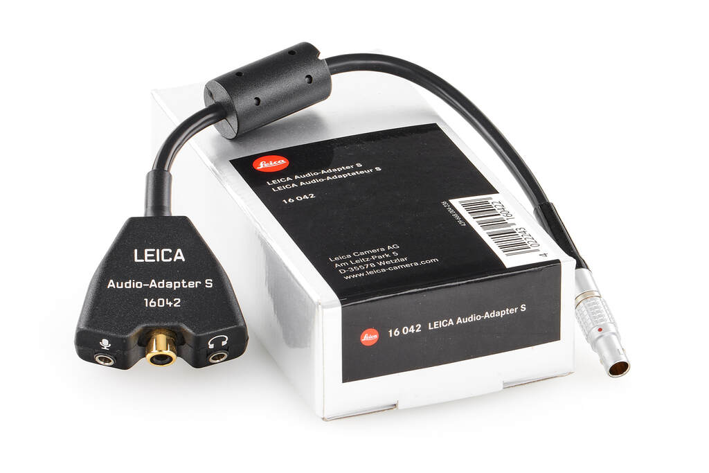Leica 16042 audio-adapter for Leica S- like new with 2 years guarantee Leica 16042 audio-adapter for Leica S- like new with 2 years guarantee