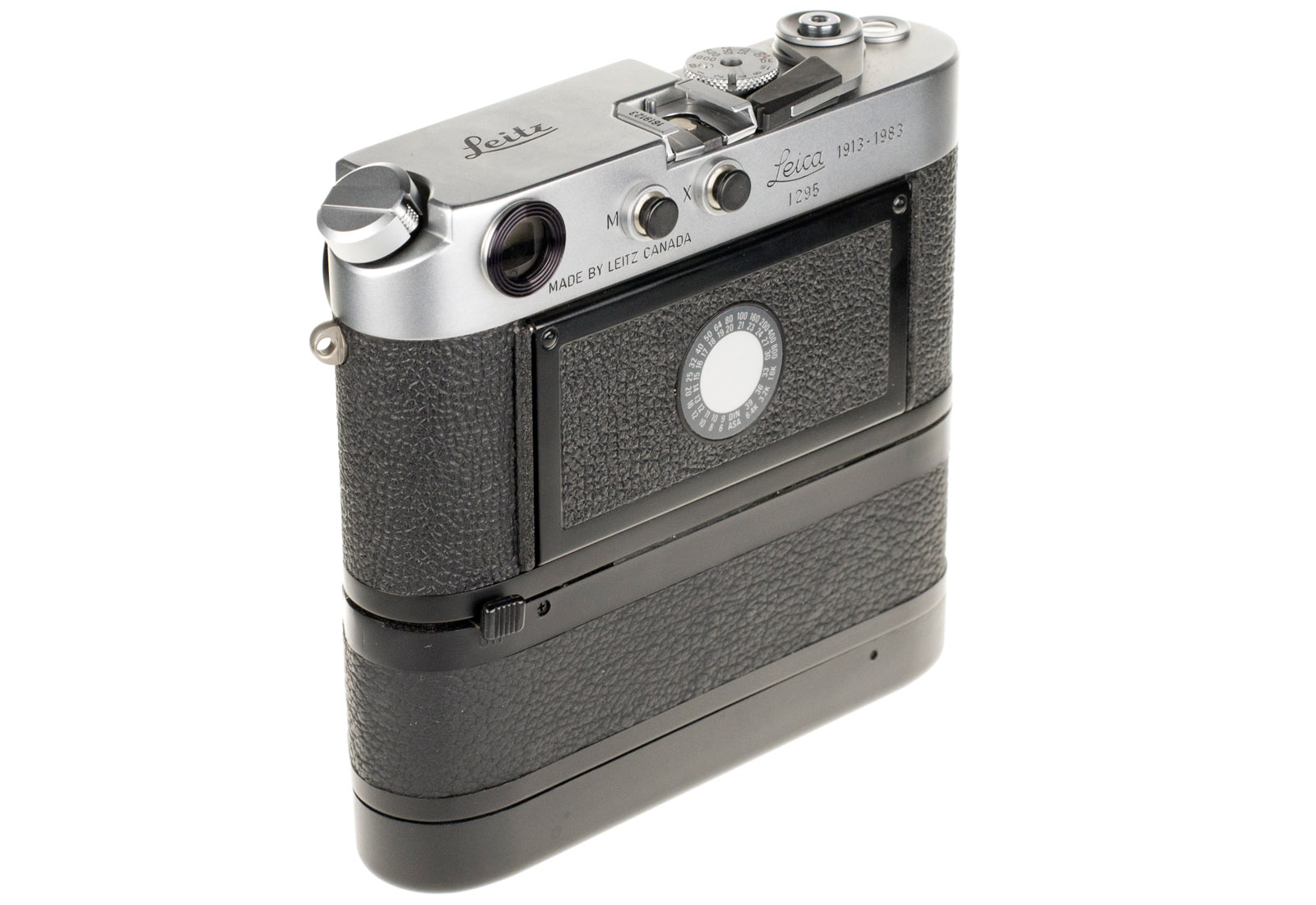 Leica M4-P chrome + Summicron 1:2/50mm "70 Years" + M4-2 Winder