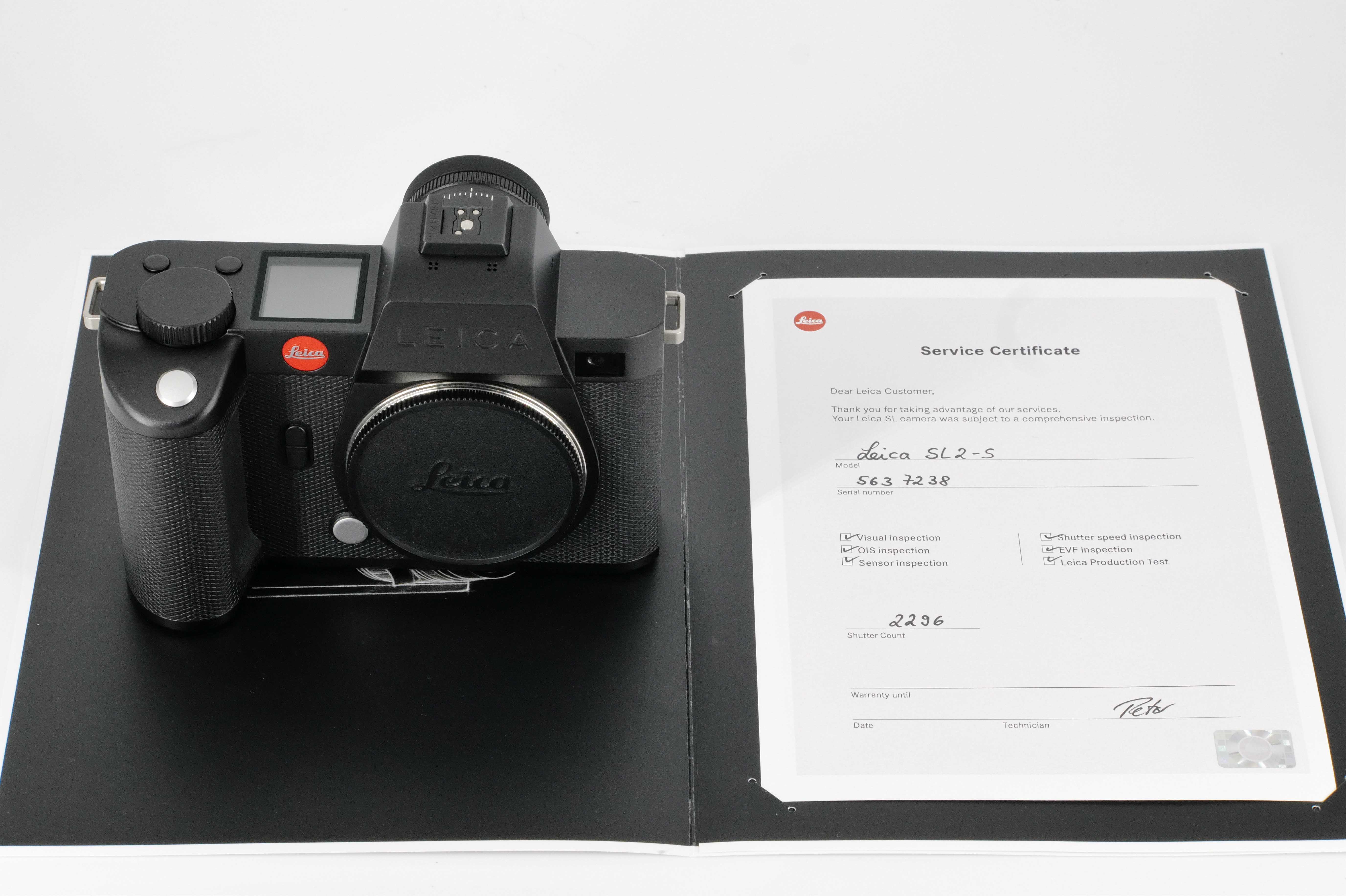 Leica SL2-S, black, 10880