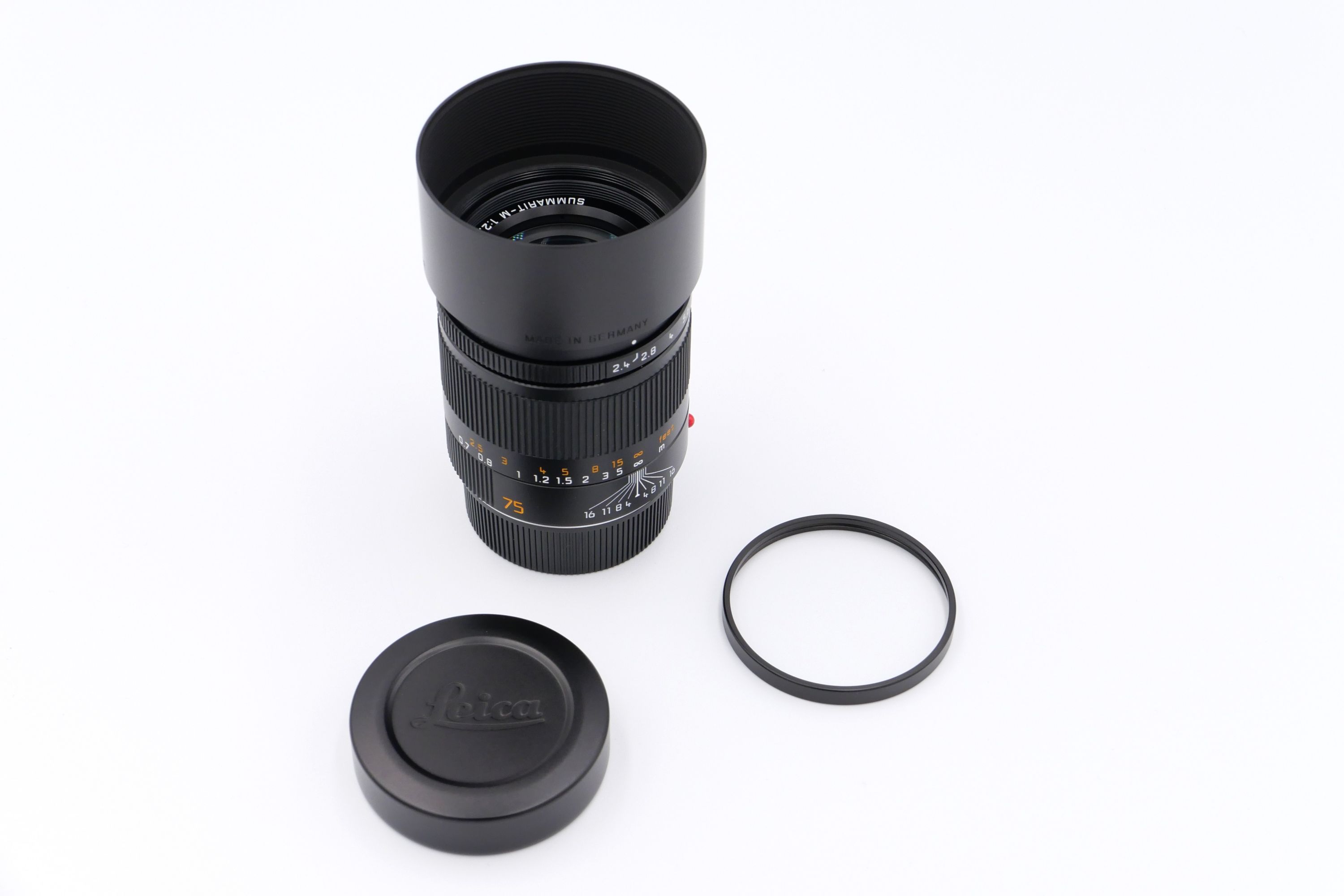 Leica Summarit-M 2.4/75 mm, black