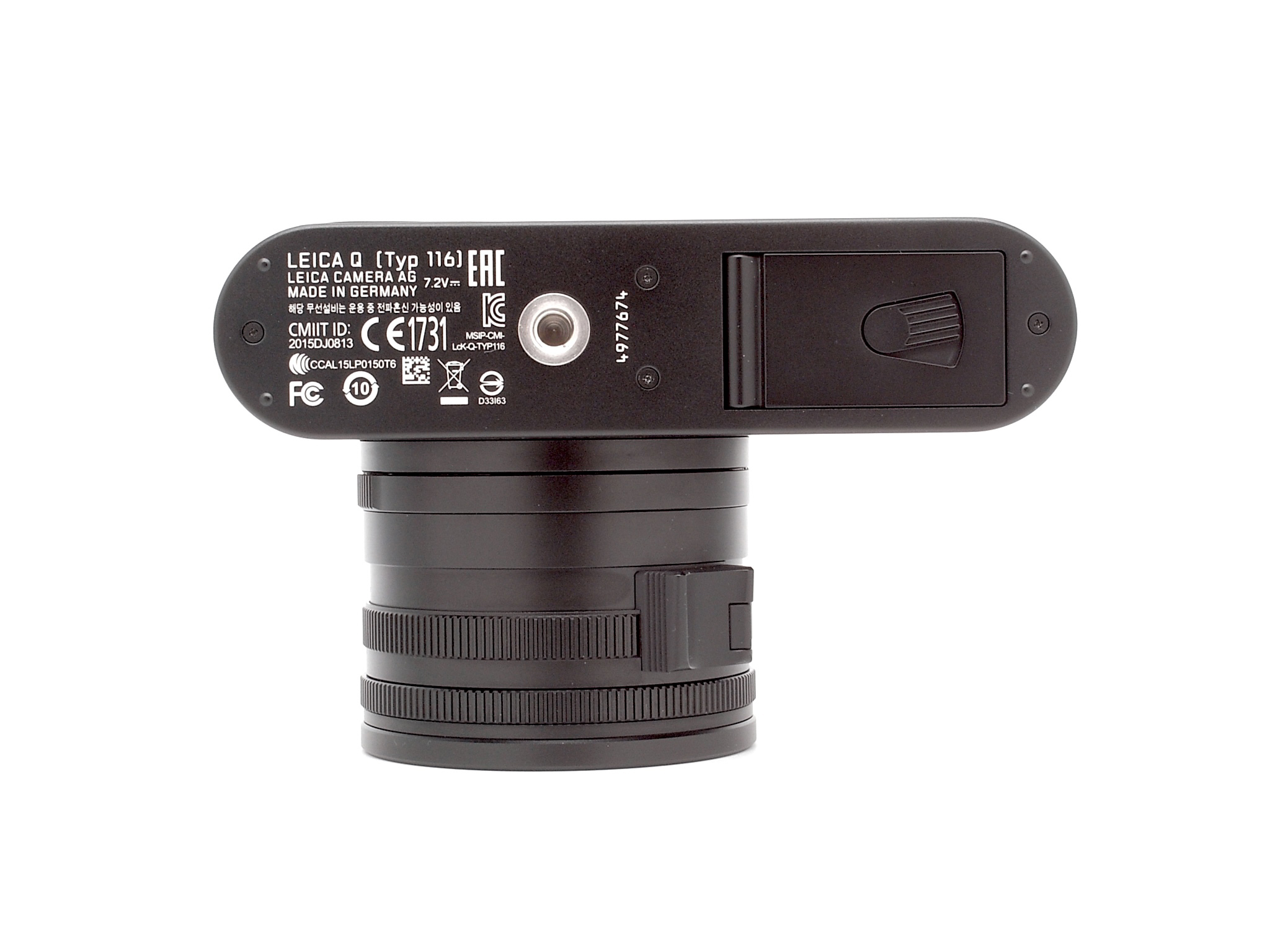Leica Q (Typ 116) schwarz eloxiert