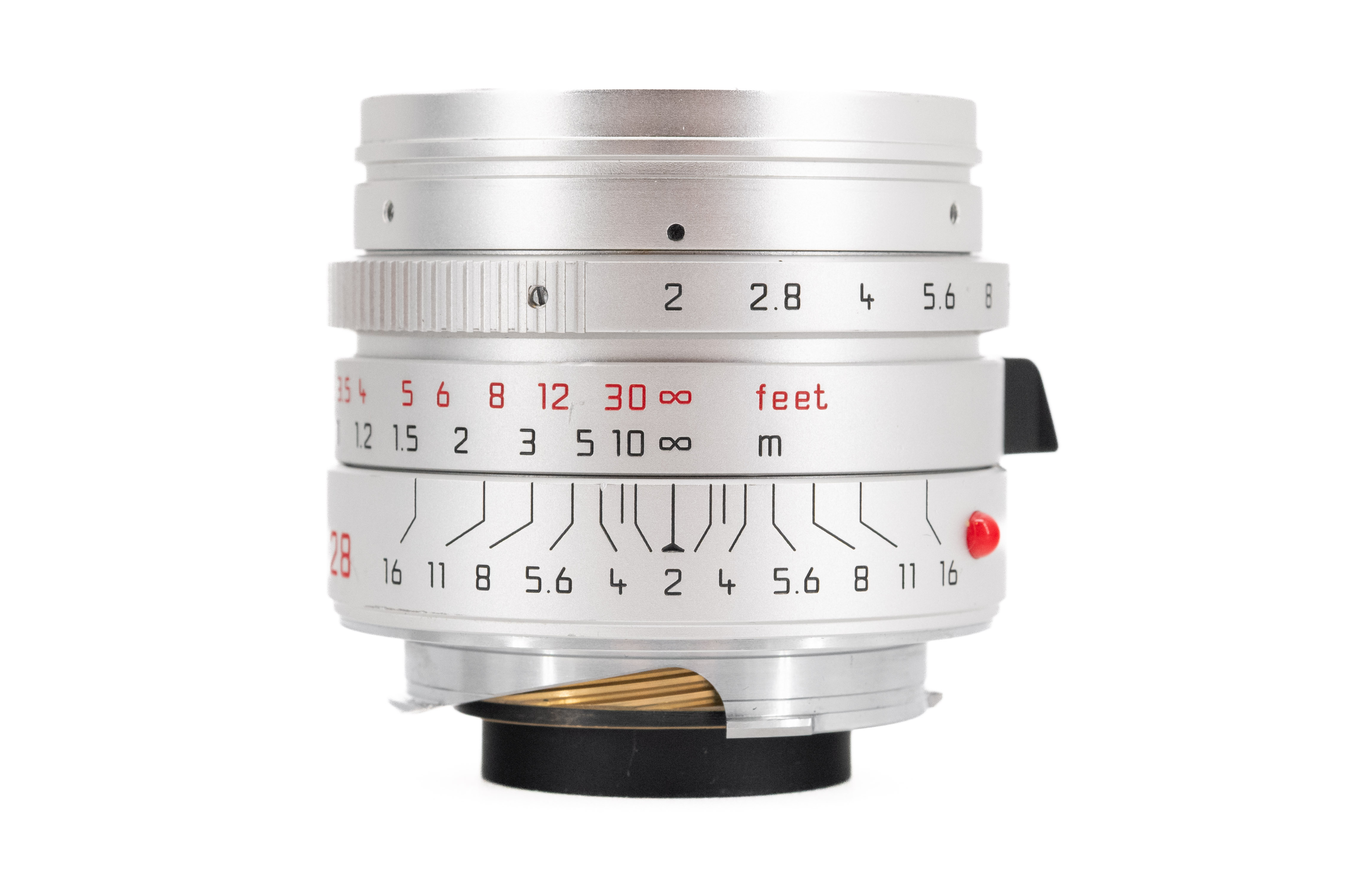 Leica Summicron-M 28mm f/2 ASPH V1 Silver 11661