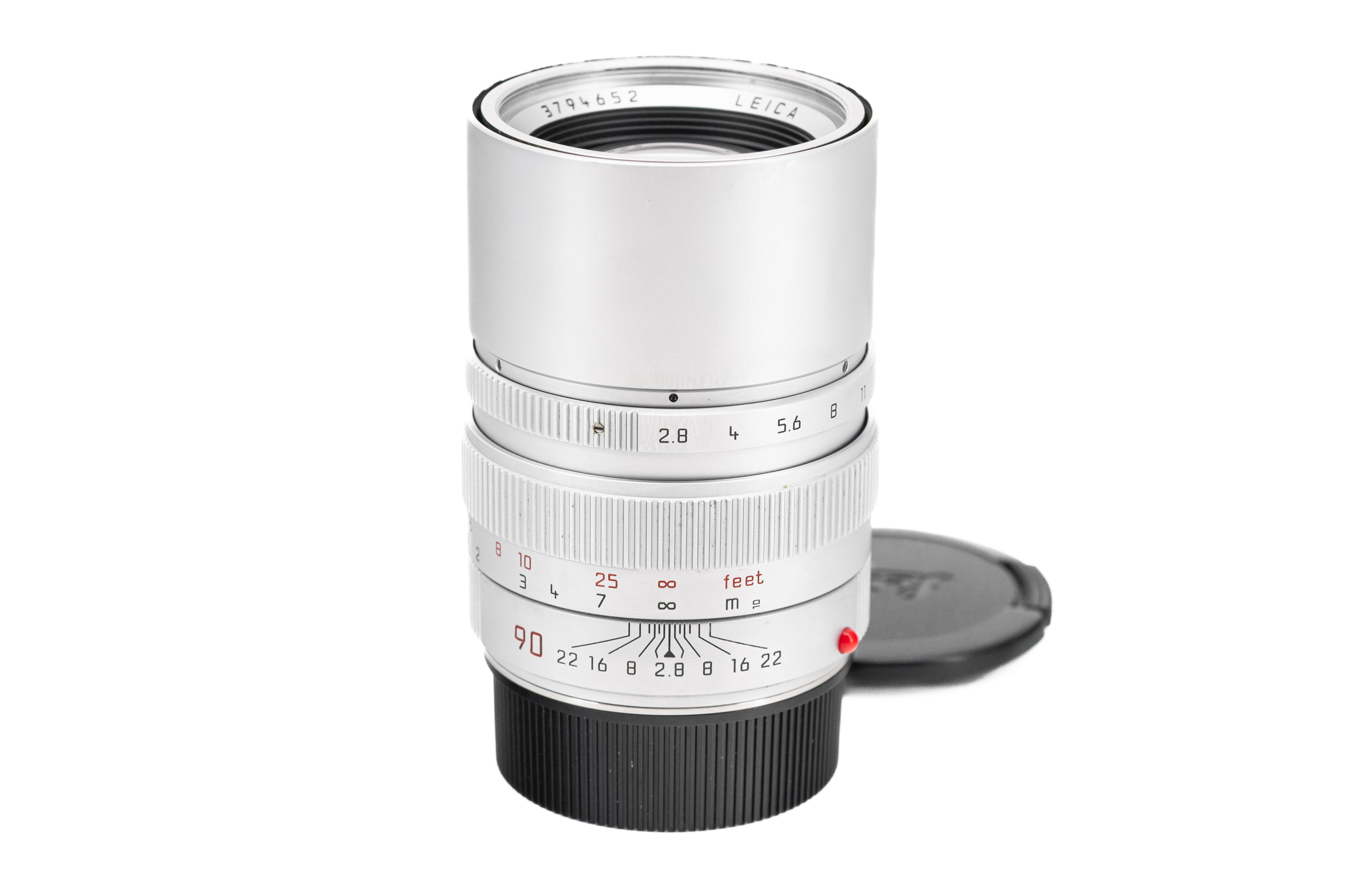 Leica Elmarit-M 90mm f/2.8 Silver Chrome 11808