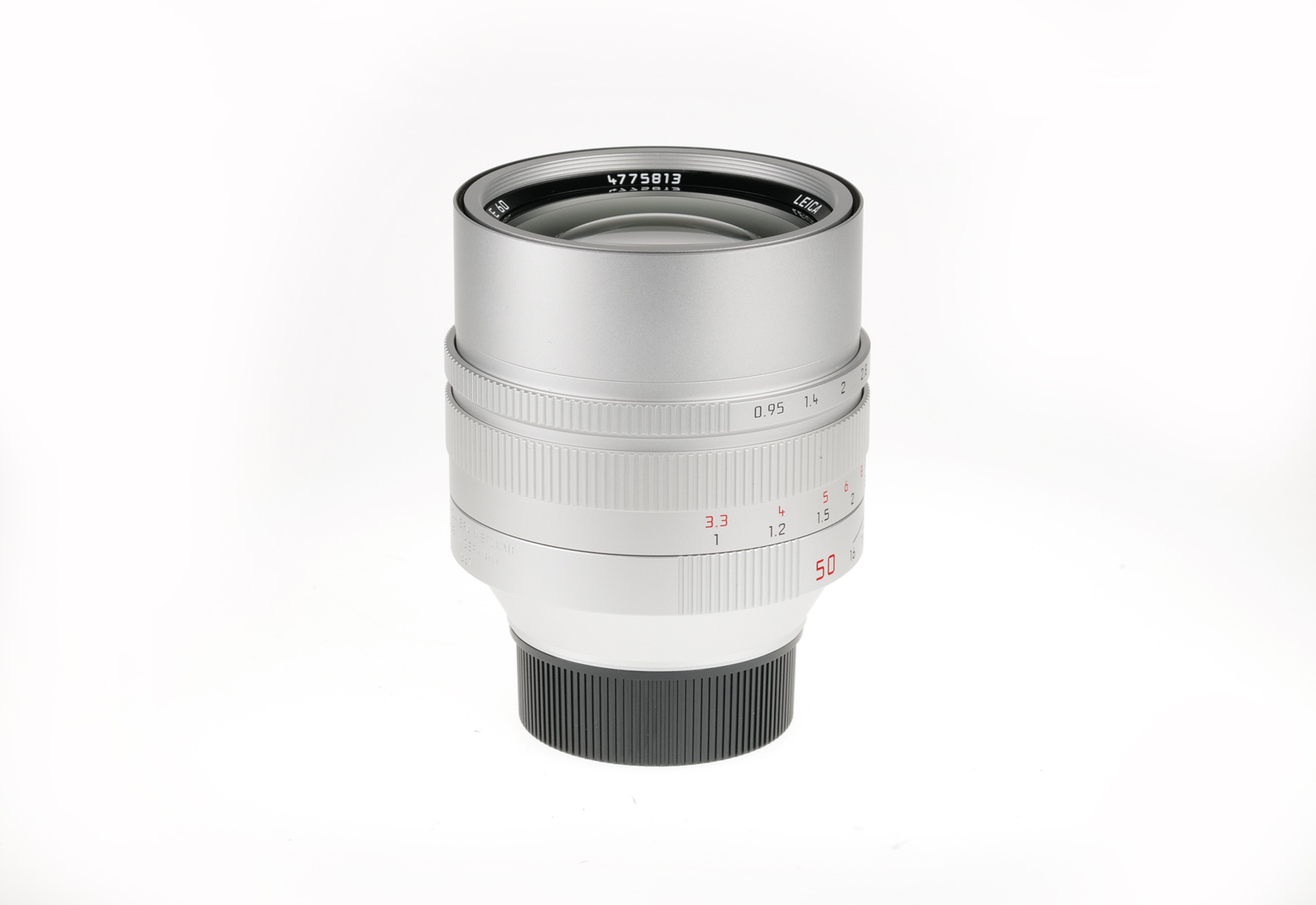 Leica Noctilux-M 1:0,95/50mm ASPH., silbern eloxiert 11667 