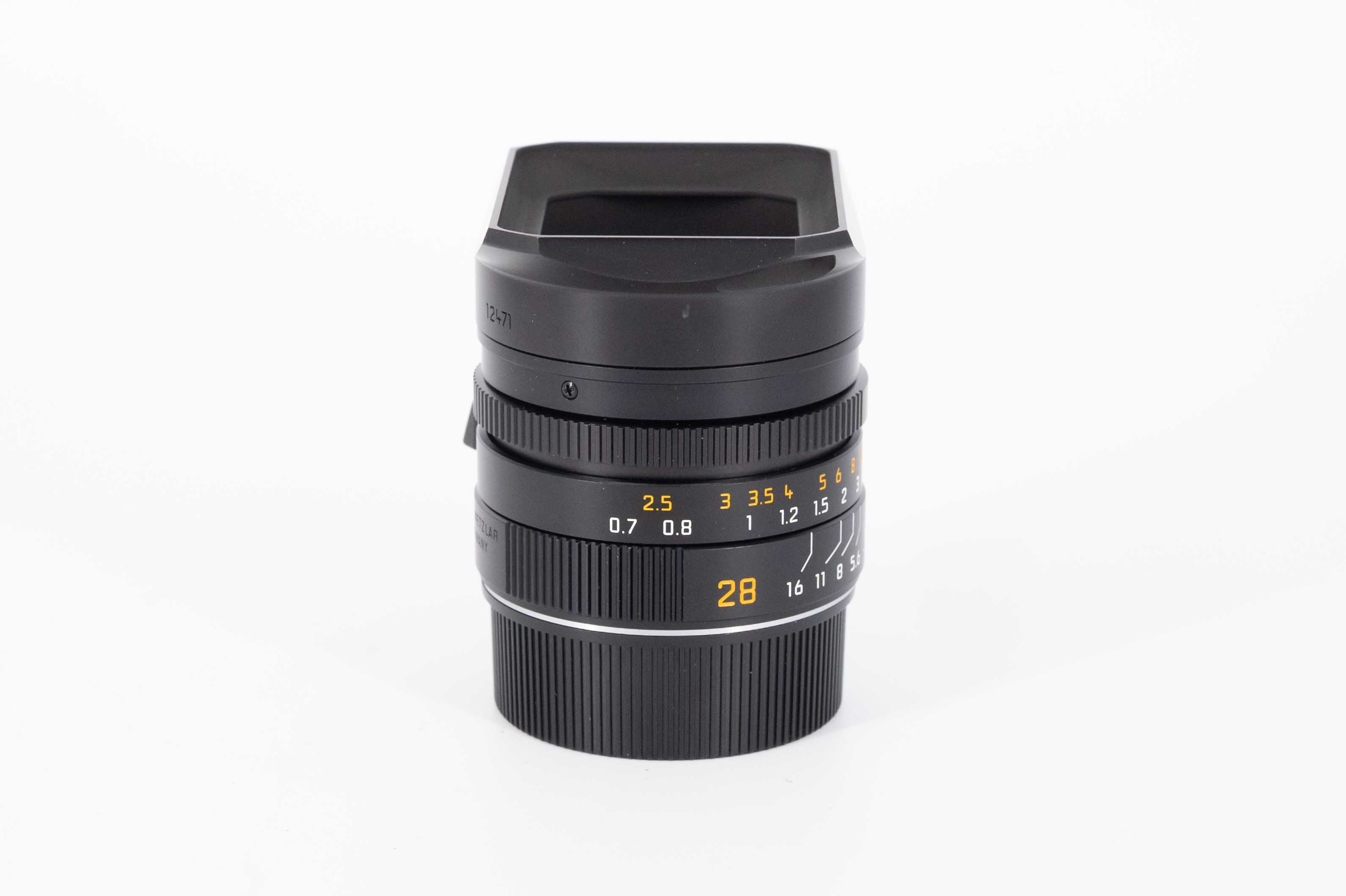SUMMICRON-M 2/28mm ASPH.,black elox.