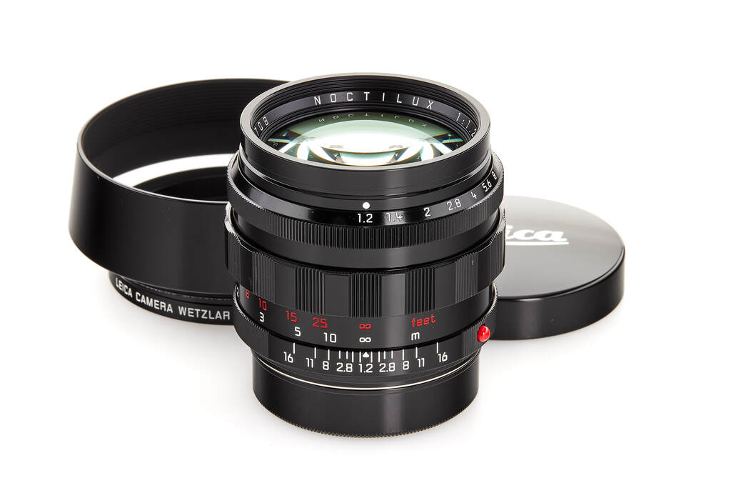 Leica Noctilux-M glossy black paint 11731 1,2/50mm. ASPH 6-bit - with 2 years guarantee