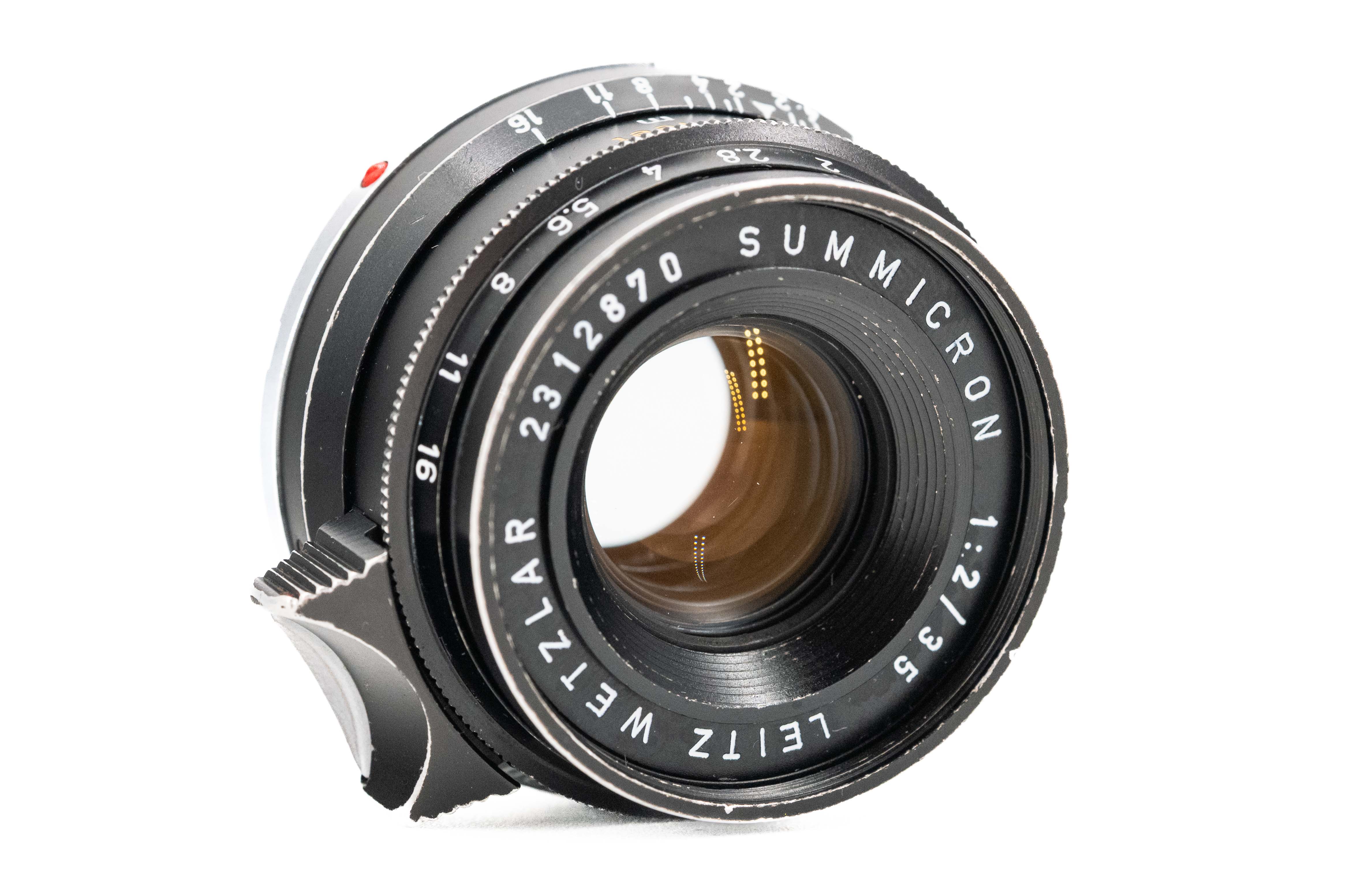 Leica Summicron-M 35mm f/2 V1 8 Element Black