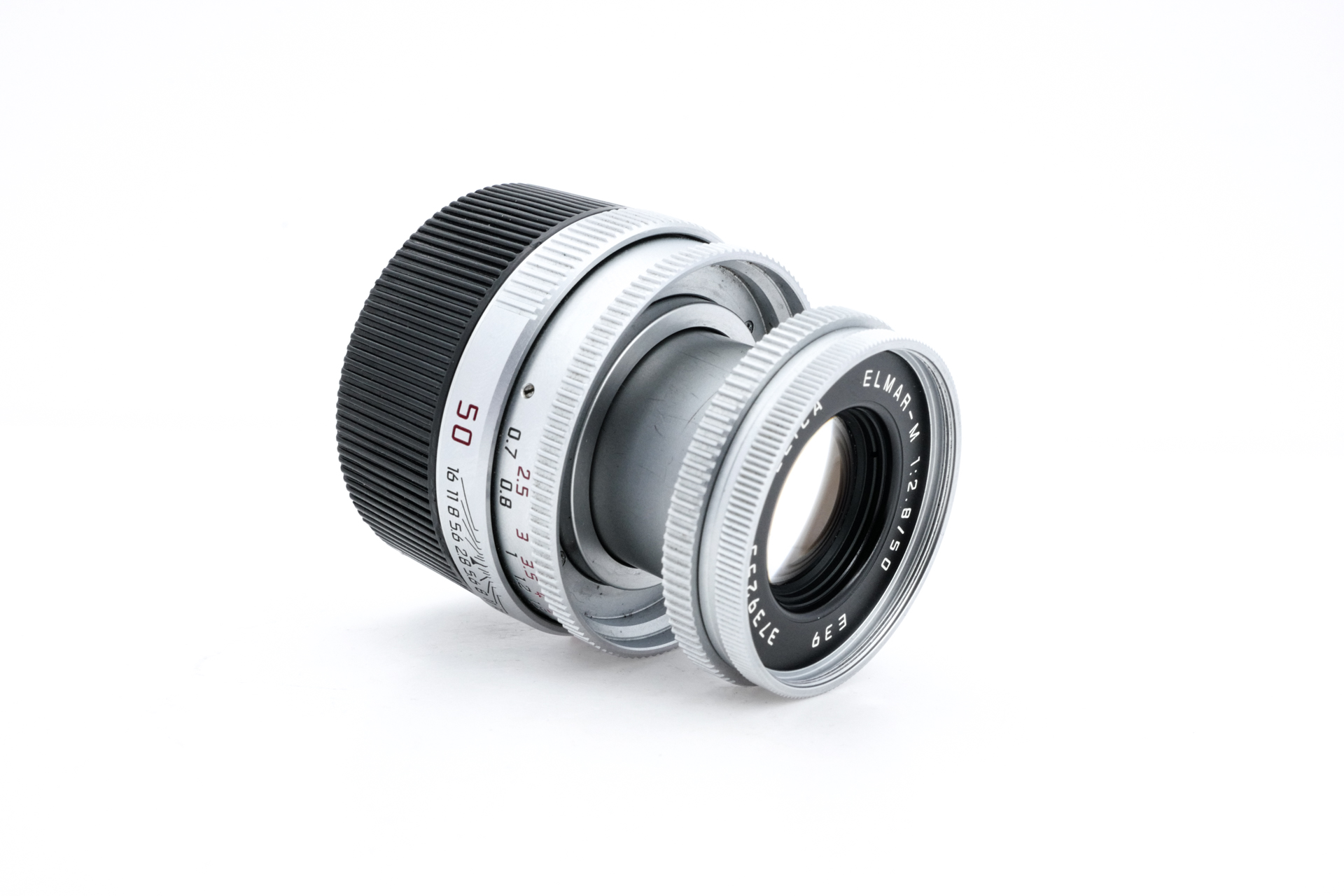LEICA ELMAR-M 2.8/50 mm, silver, retractable