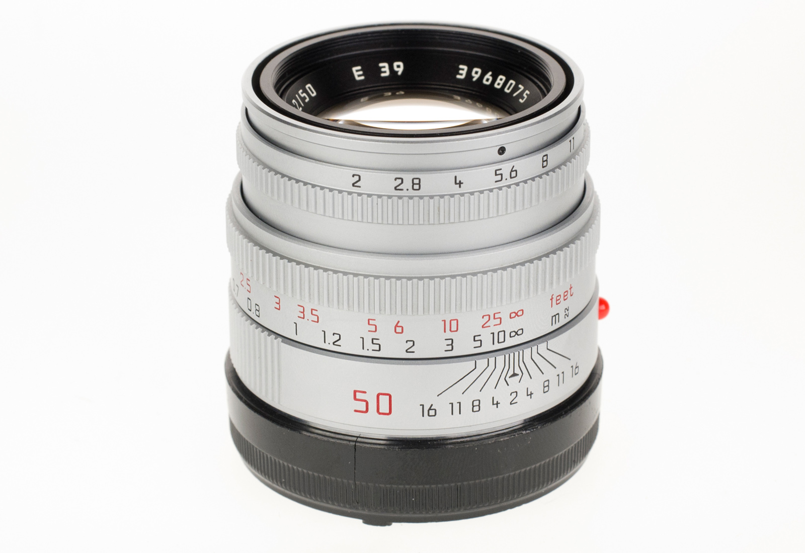 Leica Summicron-M 1:2/50mm, silbern verchromt 11816