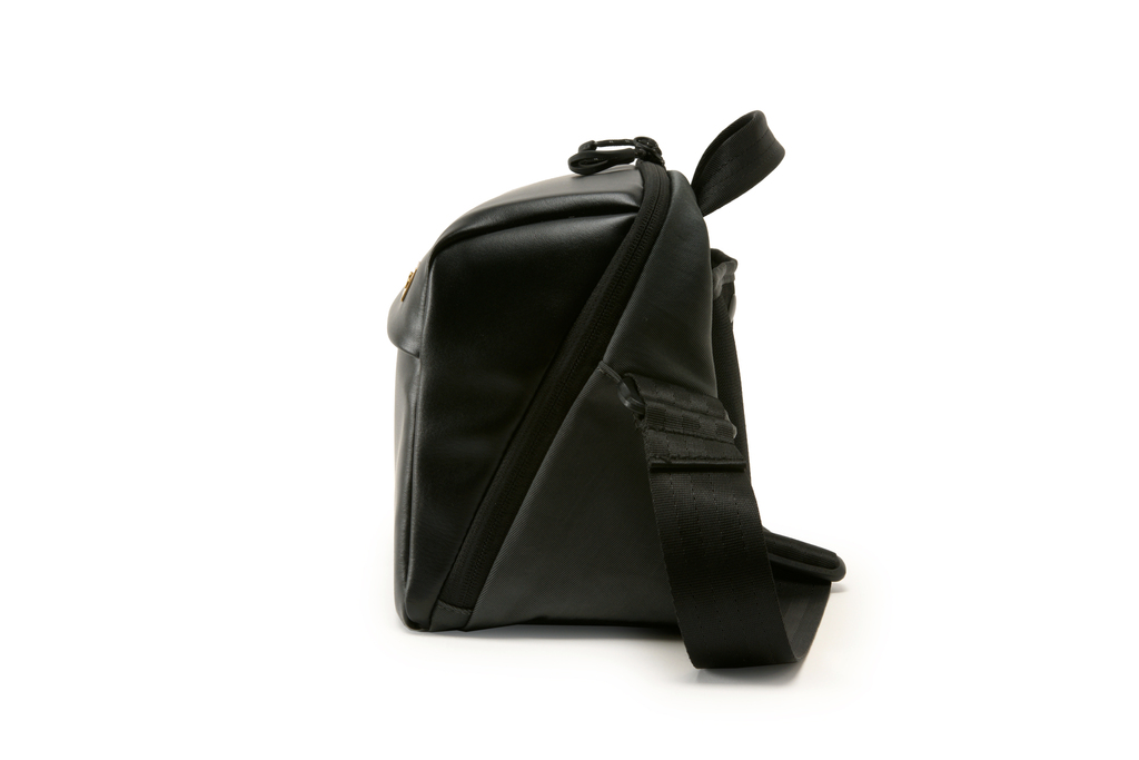 Artisan&Artist PVC leather/Nylon bag ACAM BS0003 BKGY