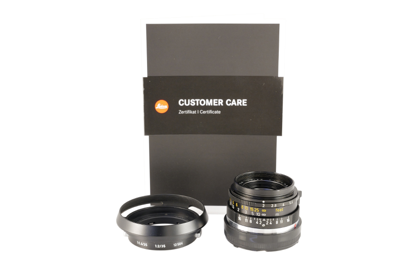 Leitz Canada Summicron 1:2/35, schwarz eloxiert 11309