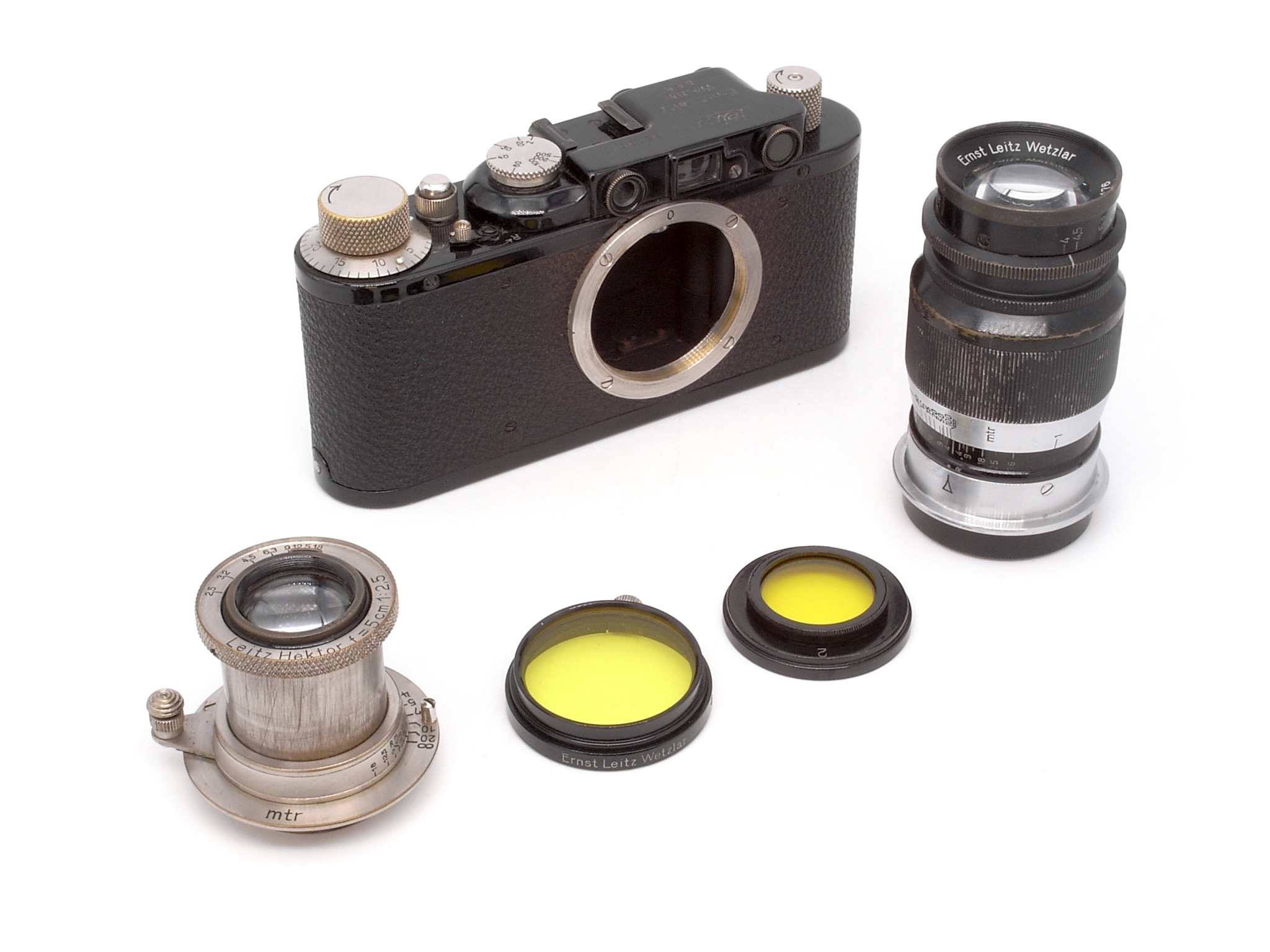 Leica II Black paint Set